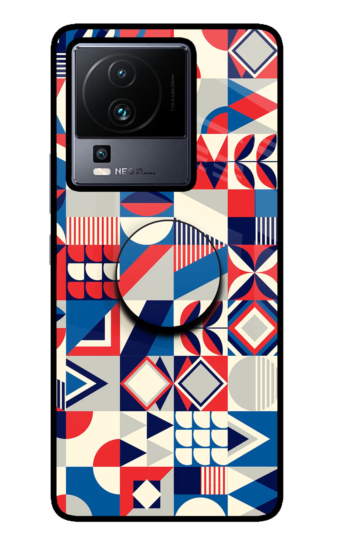 Colorful Pattern iQOO Neo 7 Pop Case by Casekaro