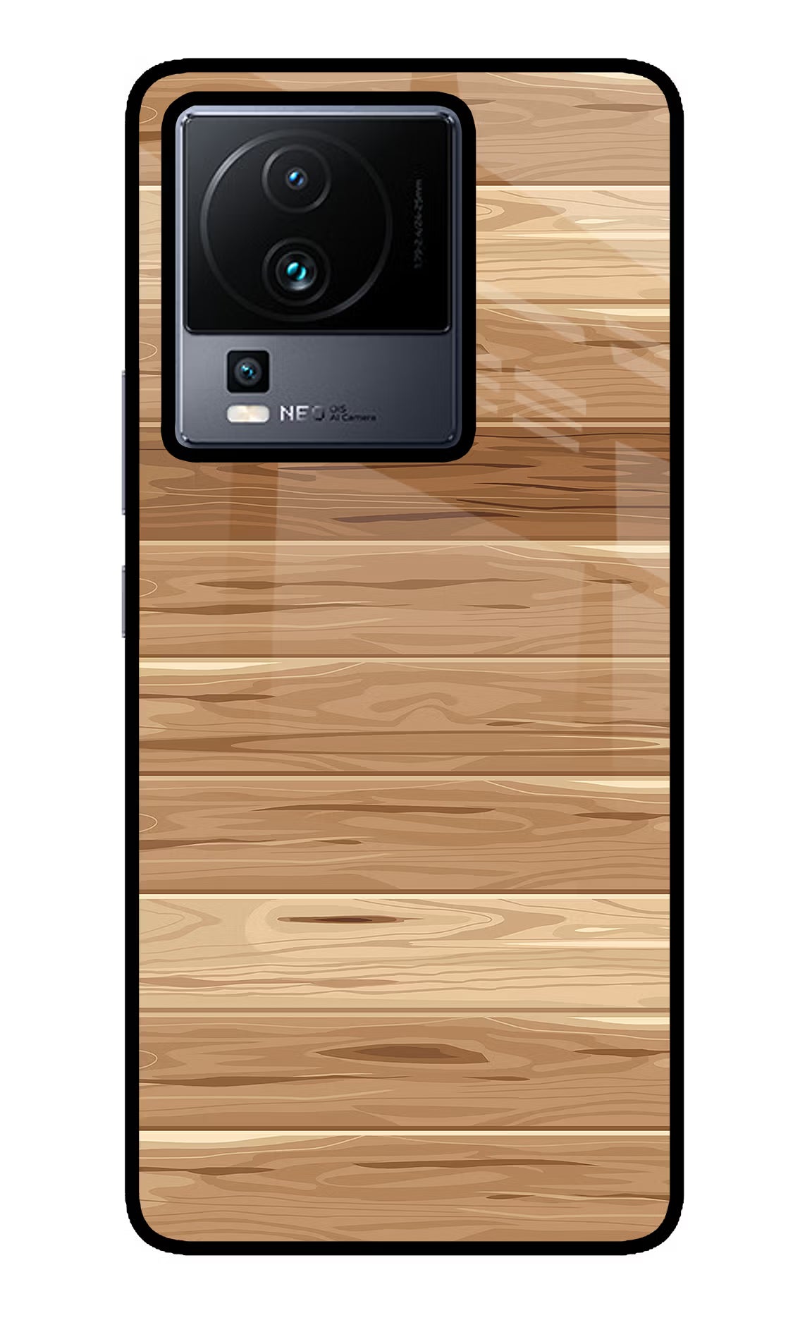 Wooden Vector iQOO Neo 7 Pro Glass Case - Wooden Vector iQOO Neo 7 Pro Glass Case Wooden Vector iQOO Neo 7 Pro Glass Case