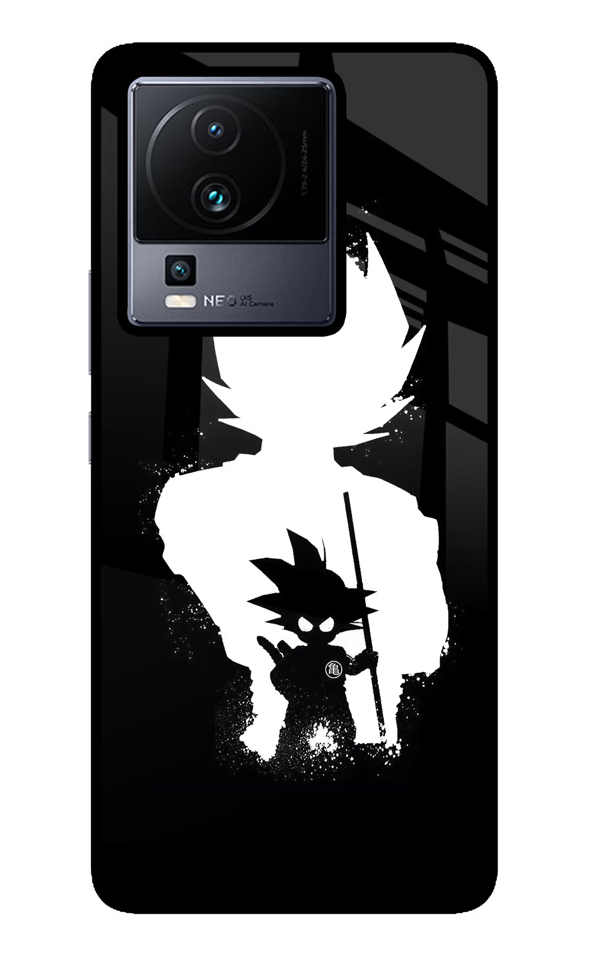 Goku Shadow iQOO Neo 7 Pro Glass Case - Goku Shadow iQOO Neo 7 Pro Glass Case Goku Shadow iQOO Neo 7 Pro Glass Case