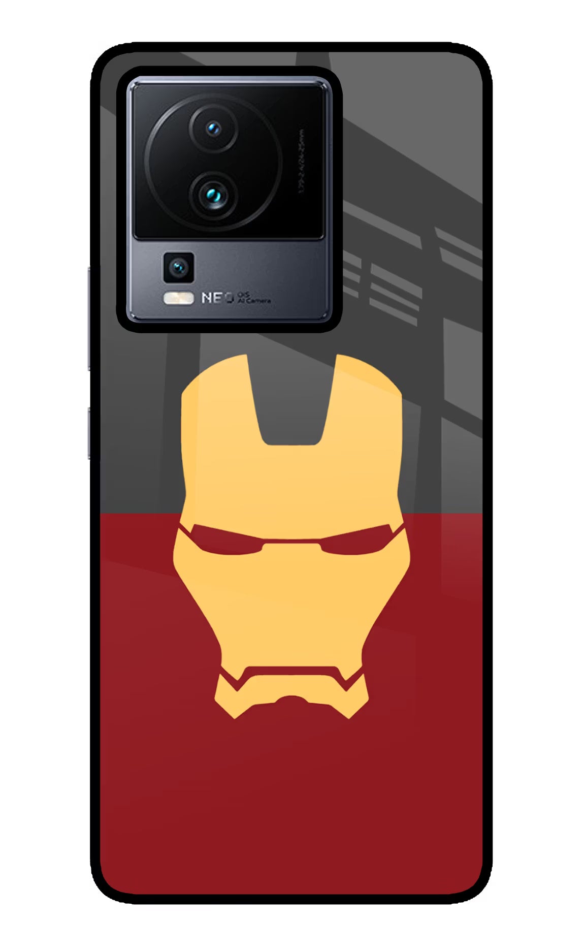 Ironman iQOO Neo 7 Pro Glass Case Back Cover by Casekaro