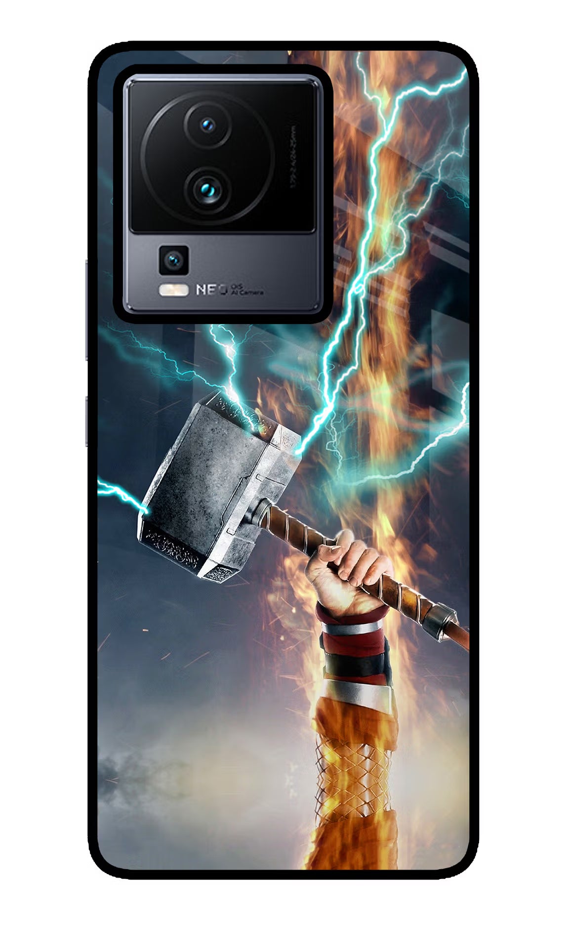 Thor Hammer Mjolnir iQOO Neo 7 Pro Glass Case - Thor Hammer Mjolnir iQOO Neo 7 Pro Glass Case Thor Hammer Mjolnir iQOO Neo 7 Pro Glass Case
