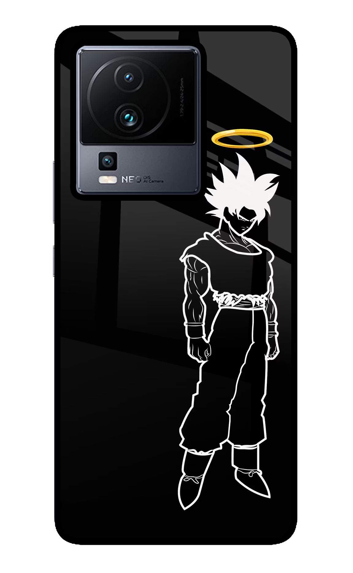 DBS Character iQOO Neo 7 Pro Glass Case Back Cover by Casekaro