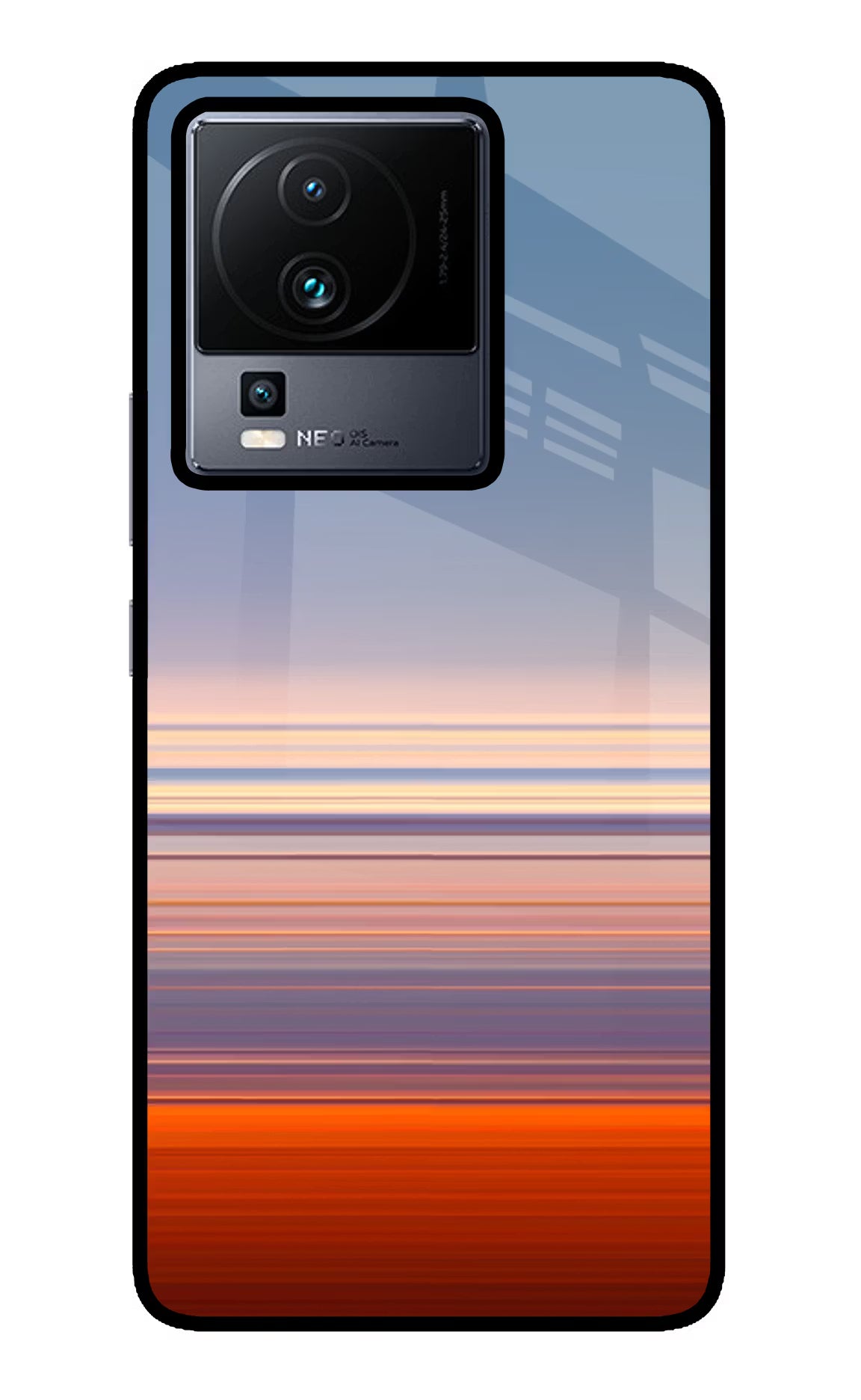 Morning Colors iQOO Neo 7 Pro Glass Case Back Cover by Casekaro