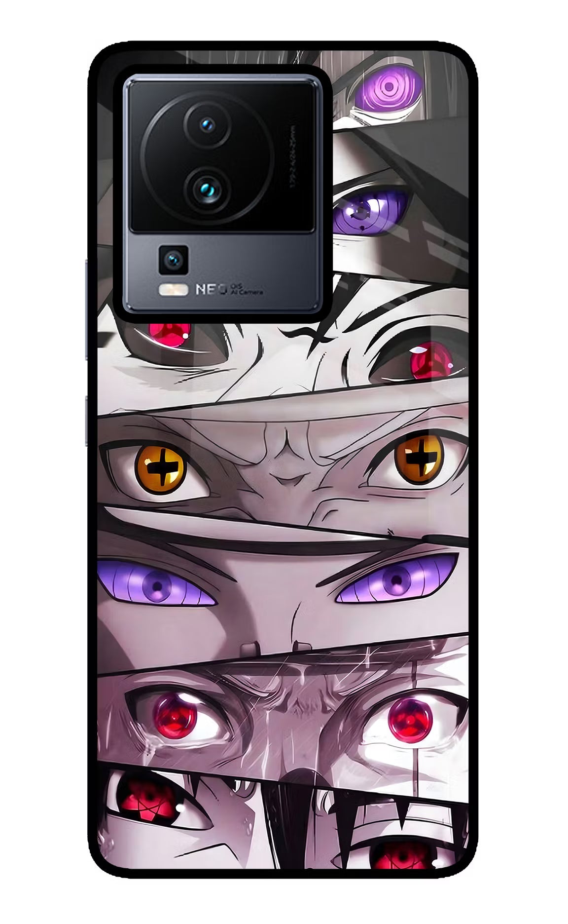 Naruto Anime iQOO Neo 7 Pro Glass Case - Naruto Anime iQOO Neo 7 Pro Glass Case Naruto Anime iQOO Neo 7 Pro Glass Case