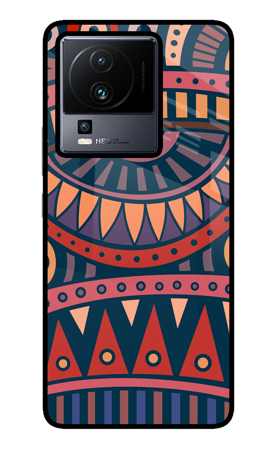 African Culture Design iQOO Neo 7 Pro Glass Case - African Culture Design iQOO Neo 7 Pro Glass Case African Culture Design iQOO Neo 7 Pro Glass Case