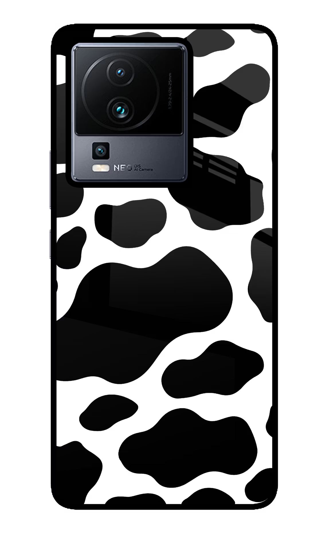 Cow Spots iQOO Neo 7 Pro Glass Case - Cow Spots iQOO Neo 7 Pro Glass Case Cow Spots iQOO Neo 7 Pro Glass Case