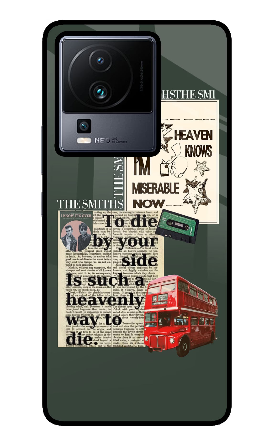 The Smiths iQOO Neo 7 Pro Glass Case - The Smiths iQOO Neo 7 Pro Glass Case The Smiths iQOO Neo 7 Pro Glass Case