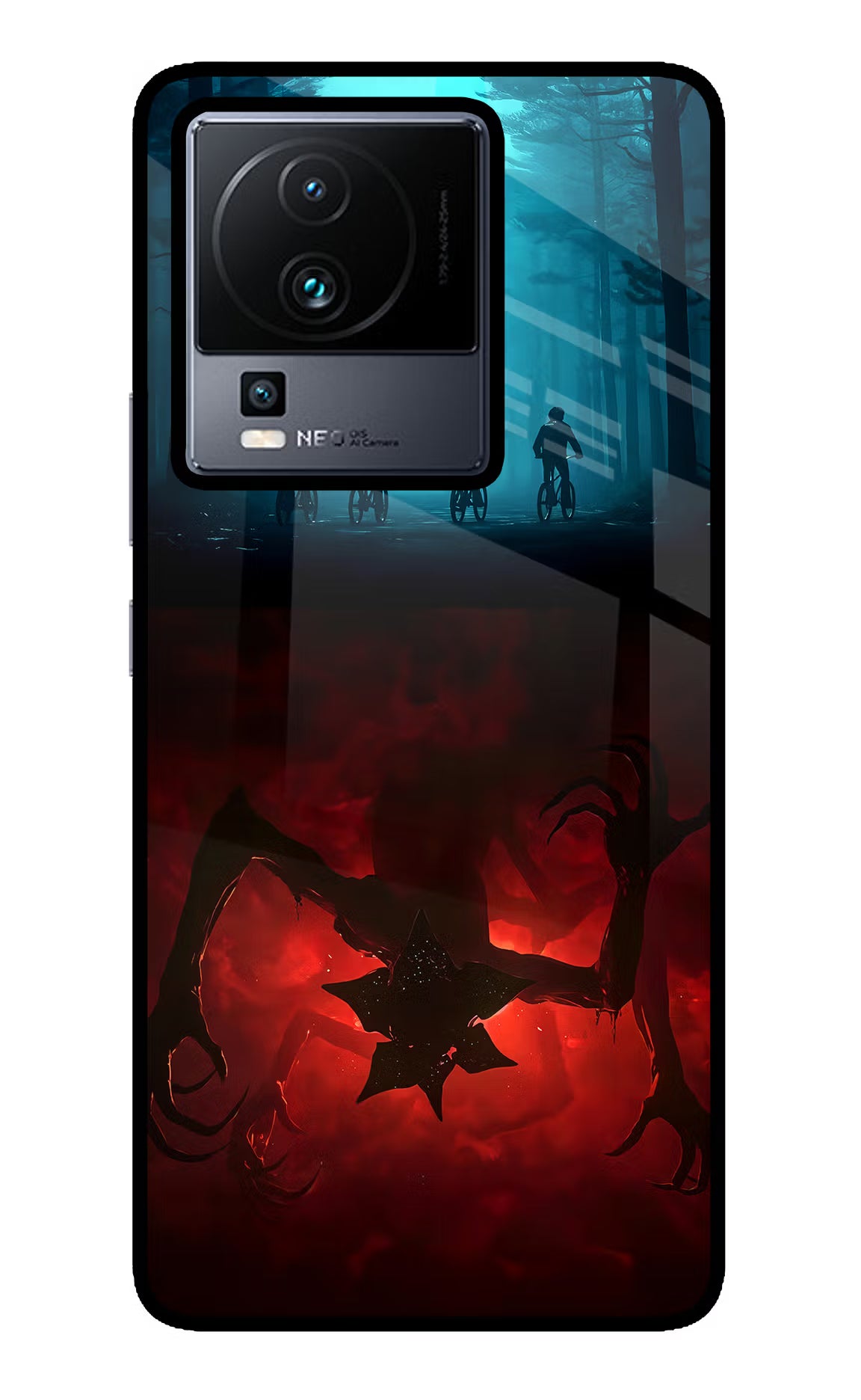 Ordinary Things Downside Up iQOO Neo 7 Pro Back Cover - Ordinary Things Downside Up iQOO Neo 7 Pro Glass Case Back Cover by Casekaro Ordinary Things Downside Up iQOO Neo 7 Pro Glass Case Back Cover by Casekaro