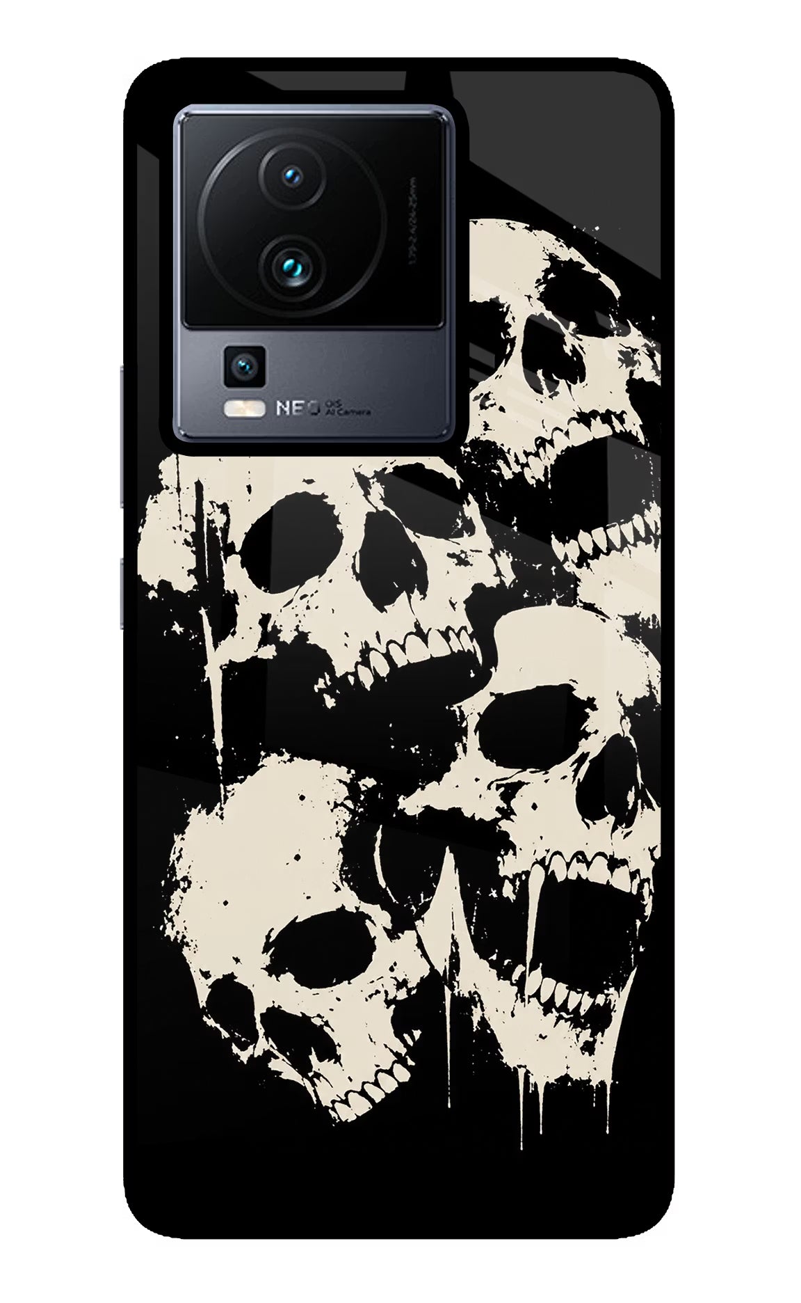 Dead Stack iQOO Neo 7 Pro Back Cover - Dead Stack iQOO Neo 7 Pro Glass Case Back Cover by Casekaro Dead Stack iQOO Neo 7 Pro Glass Case Back Cover by Casekaro