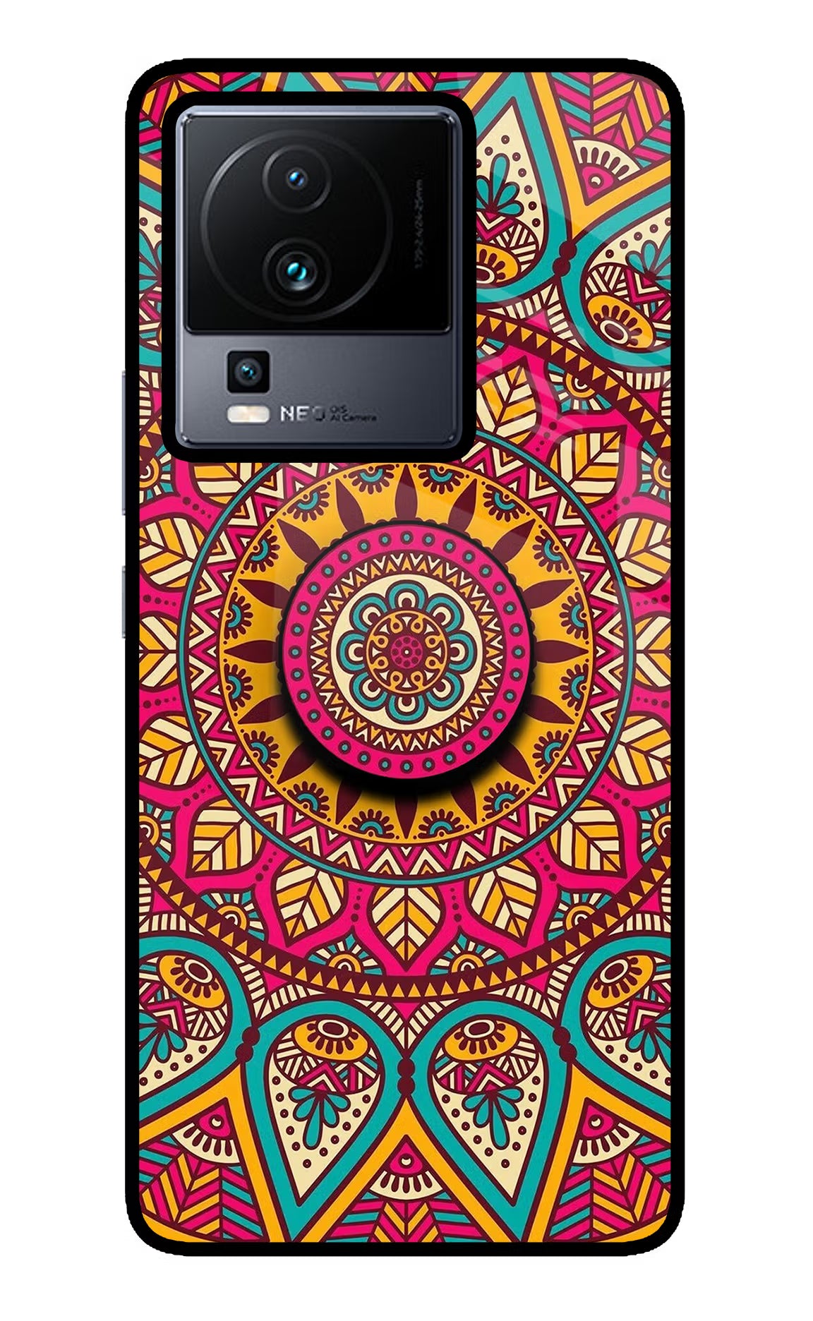 Mandala iQOO Neo 7 Pro Pop Case - Mandala iQOO Neo 7 Pro Pop Case by Casekaro Mandala iQOO Neo 7 Pro Pop Case by Casekaro