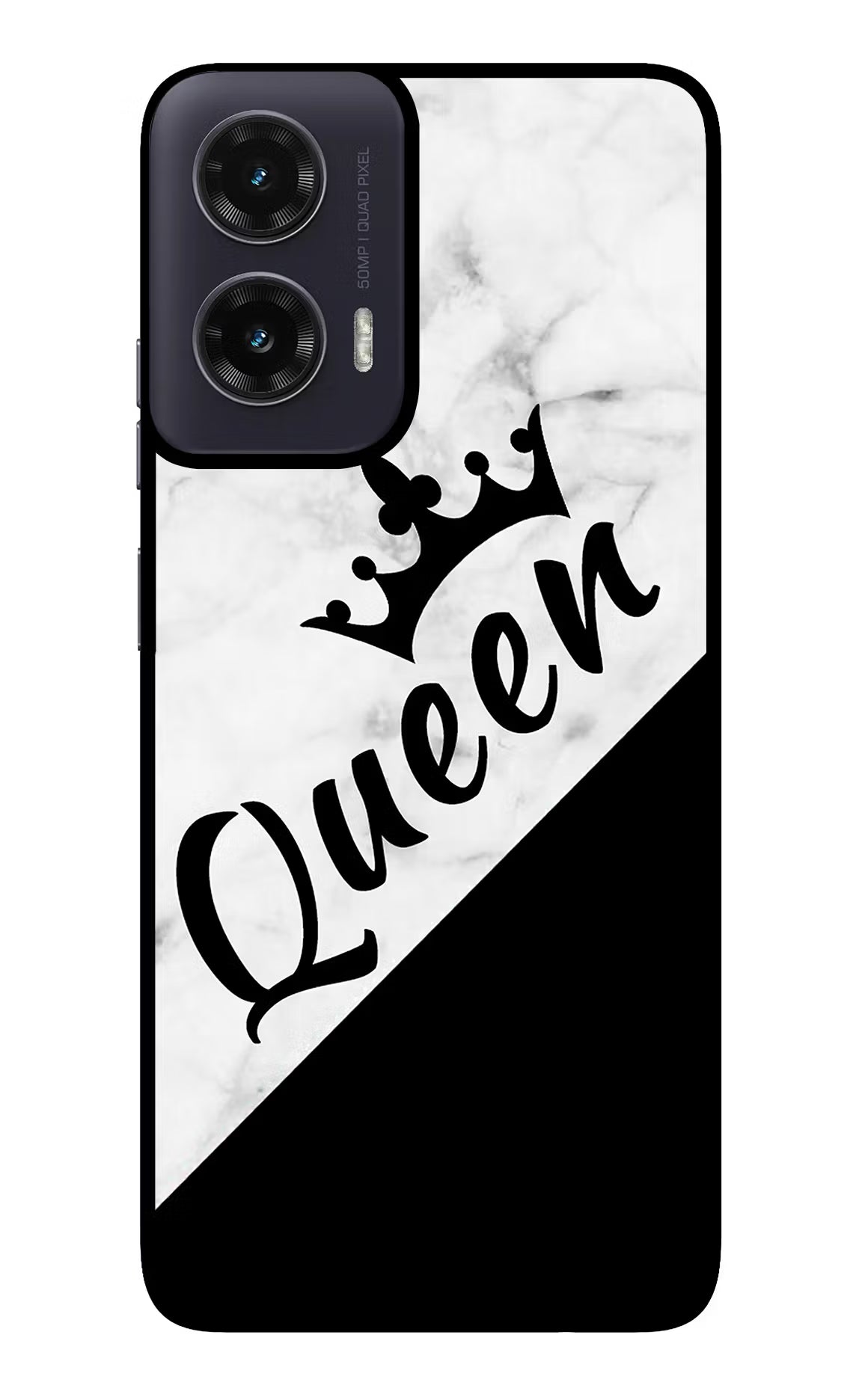 Queen Moto G35 5G Glass Case - Queen Moto G35 5G Glass Case Queen Moto G35 5G Glass Case