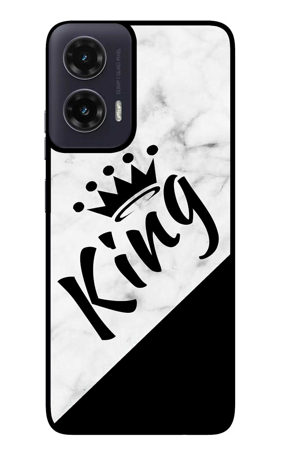 King Moto G35 5G Glass Case - King Moto G35 5G Glass Case King Moto G35 5G Glass Case