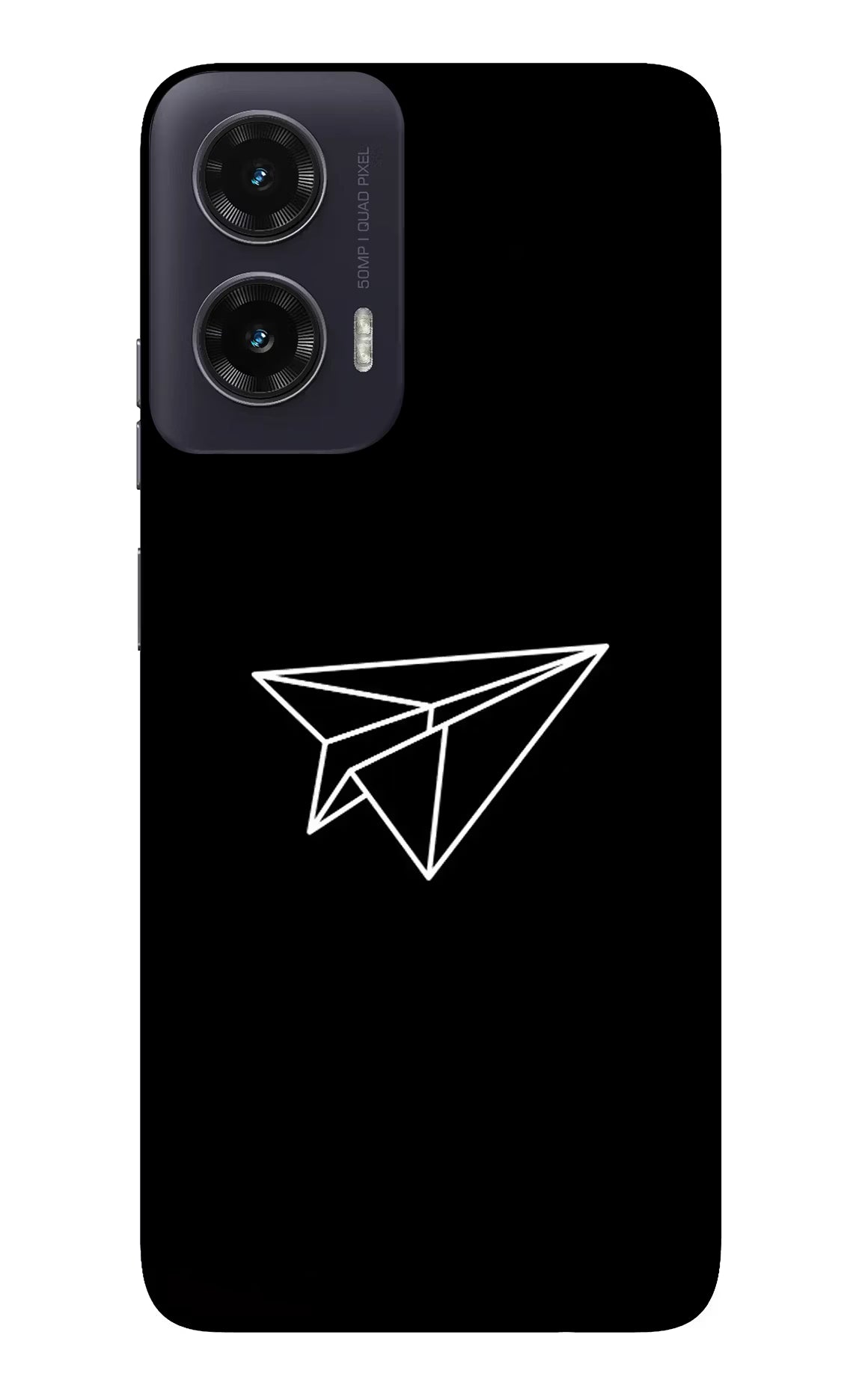 Paper Plane White Moto G35 5G Glass Case - Paper Plane White Moto G35 5G Glass Case Paper Plane White Moto G35 5G Glass Case