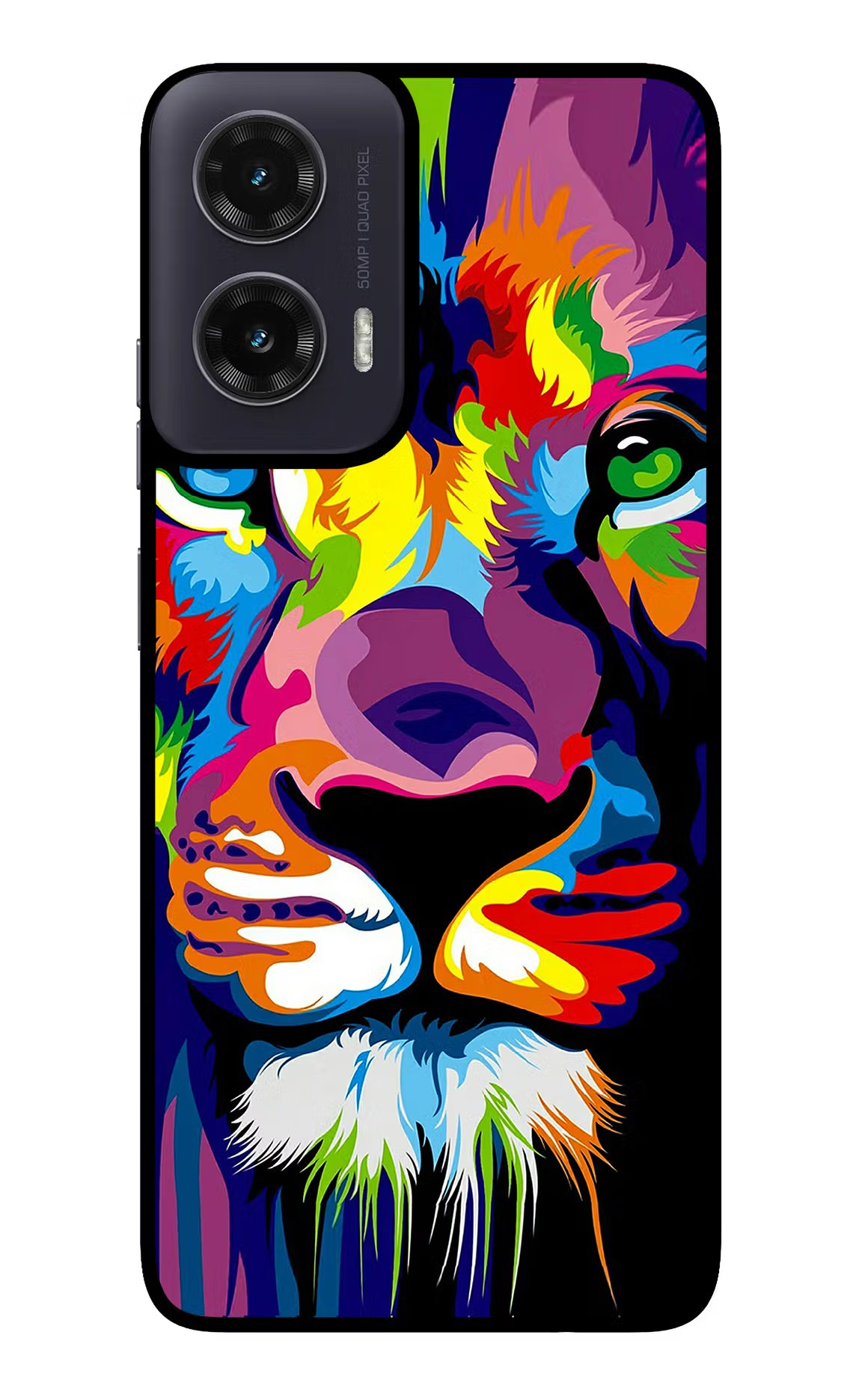 Lion Moto G35 5G Glass Case - Lion Moto G35 5G Glass Case Lion Moto G35 5G Glass Case