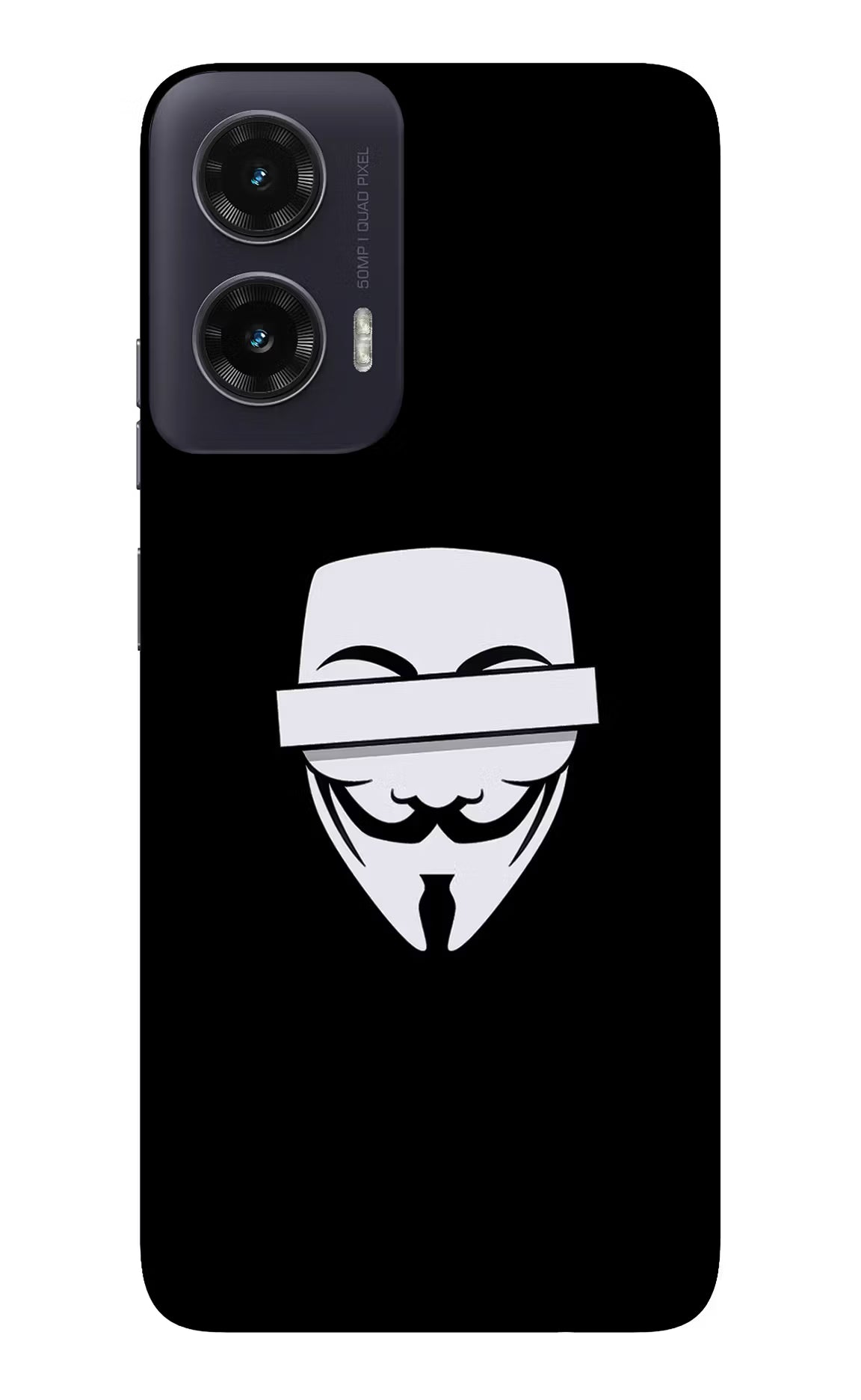 Anonymous Face Moto G35 5G Glass Case - Anonymous Face Moto G35 5G Glass Case Anonymous Face Moto G35 5G Glass Case