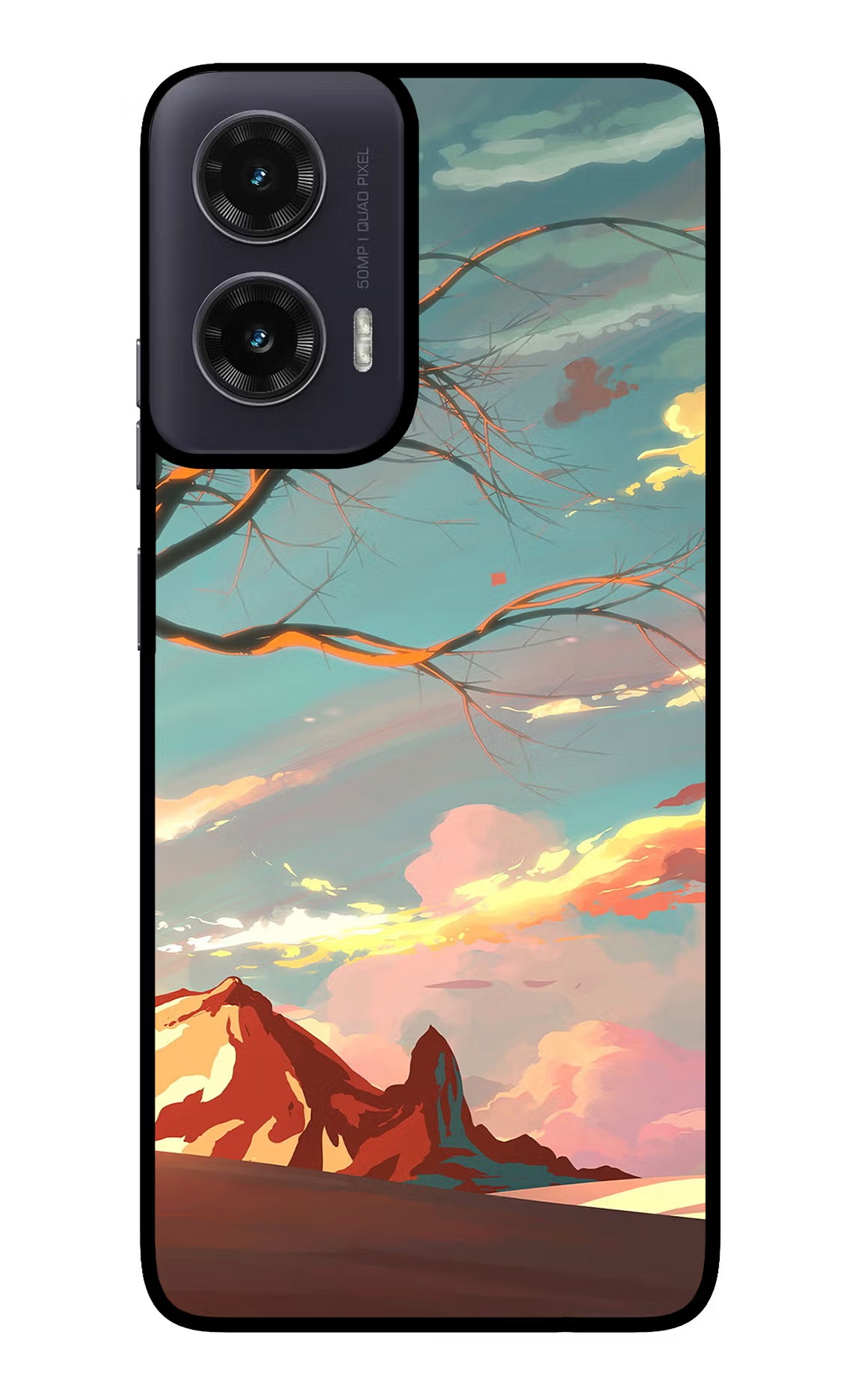 Scenery Moto G35 5G Glass Case - Scenery Moto G35 5G Glass Case Scenery Moto G35 5G Glass Case