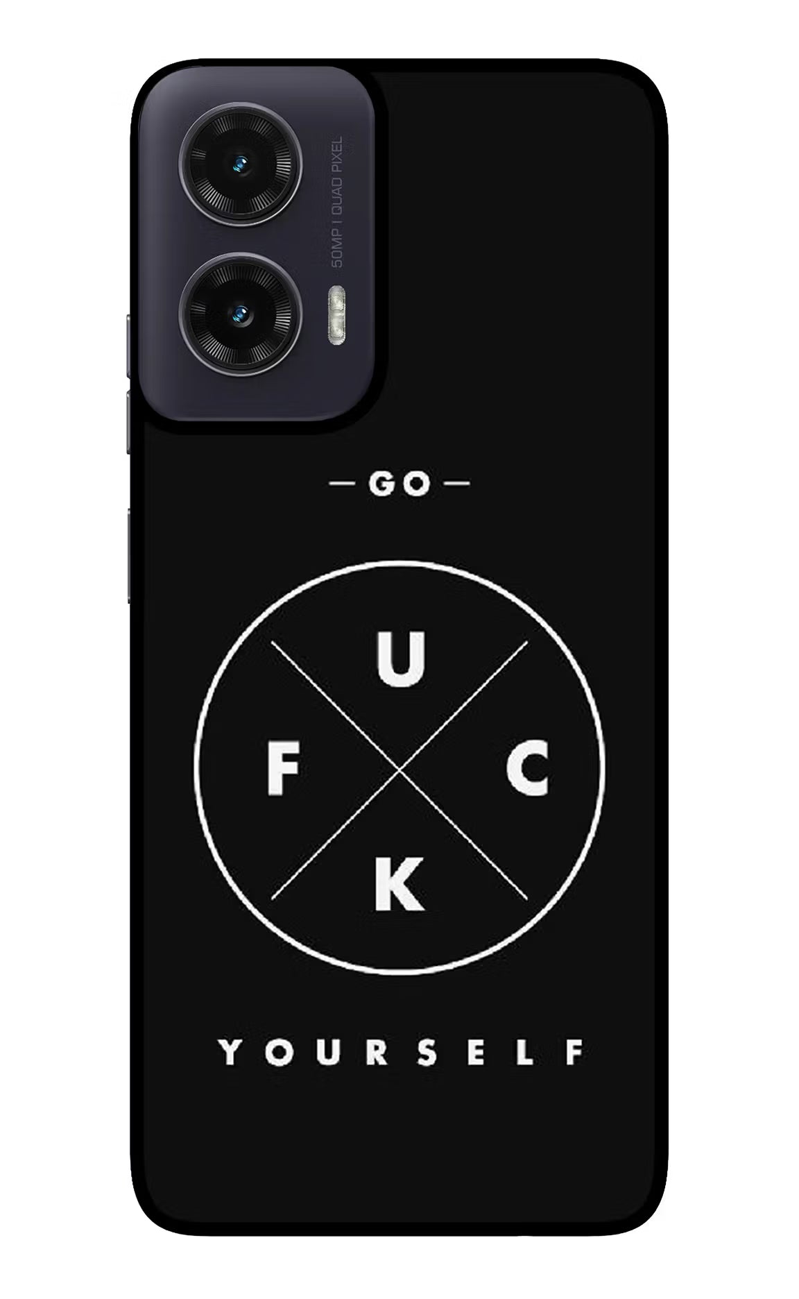Go Fuck Yourself Moto G35 5G Glass Case - Go Fuck Yourself Moto G35 5G Glass Case Go Fuck Yourself Moto G35 5G Glass Case