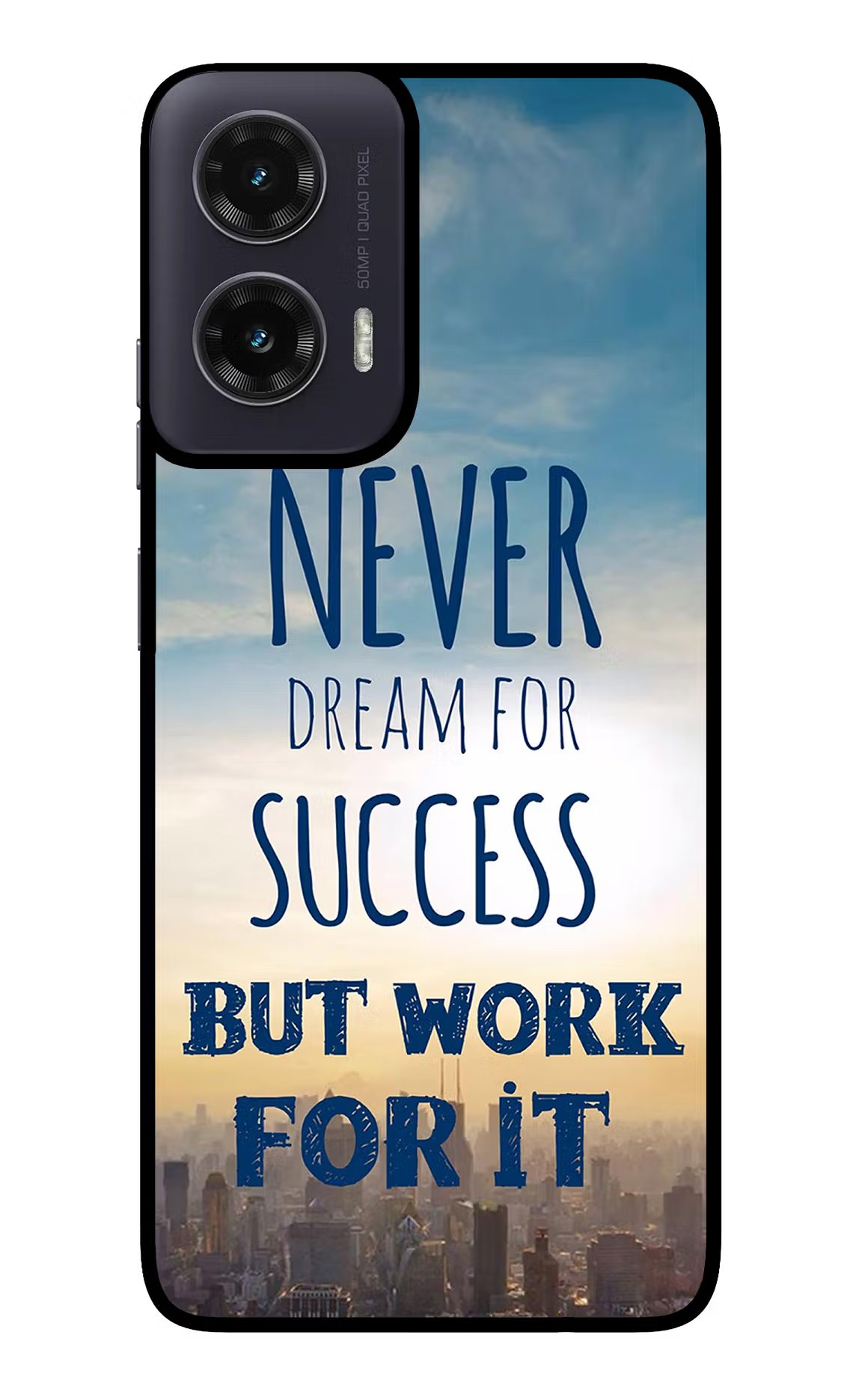 Never Dream For Success But Work For It Moto G35 5G Glass Case - Never Dream For Success But Work For It Moto G35 5G Glass Case Never Dream For Success But Work For It Moto G35 5G Glass Case