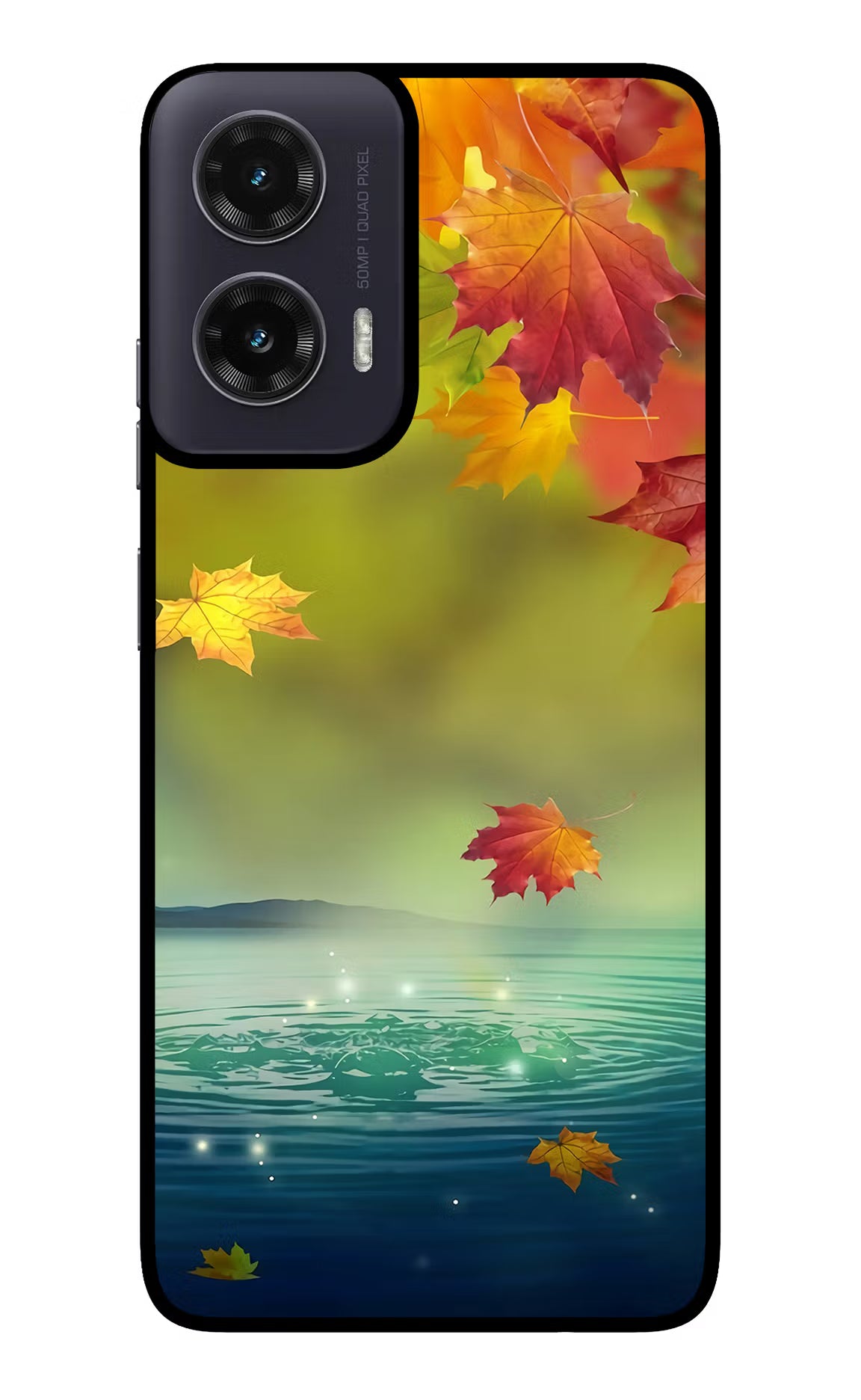 Flowers Moto G35 5G Glass Case - Flowers Moto G35 5G Glass Case Flowers Moto G35 5G Glass Case