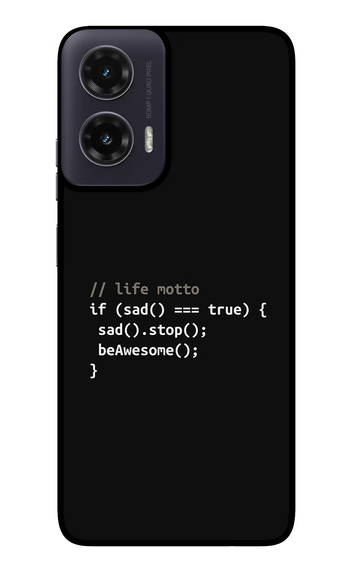 Life Motto Code Moto G35 5G Glass Case - Life Motto Code Moto G35 5G Glass Case Life Motto Code Moto G35 5G Glass Case