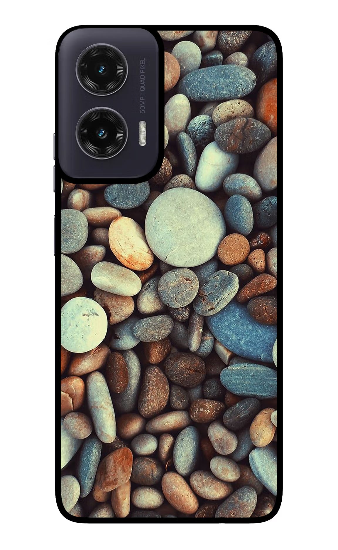 Pebble Moto G35 5G Glass Case - Pebble Moto G35 5G Glass Case Pebble Moto G35 5G Glass Case