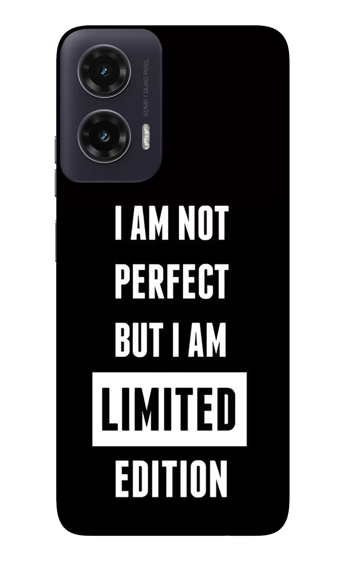 I Am Not Perfect But I Am Limited Edition Moto G35 5G Glass Case - I Am Not Perfect But I Am Limited Edition Moto G35 5G Glass Case I Am Not Perfect But I Am Limited Edition Moto G35 5G Glass Case