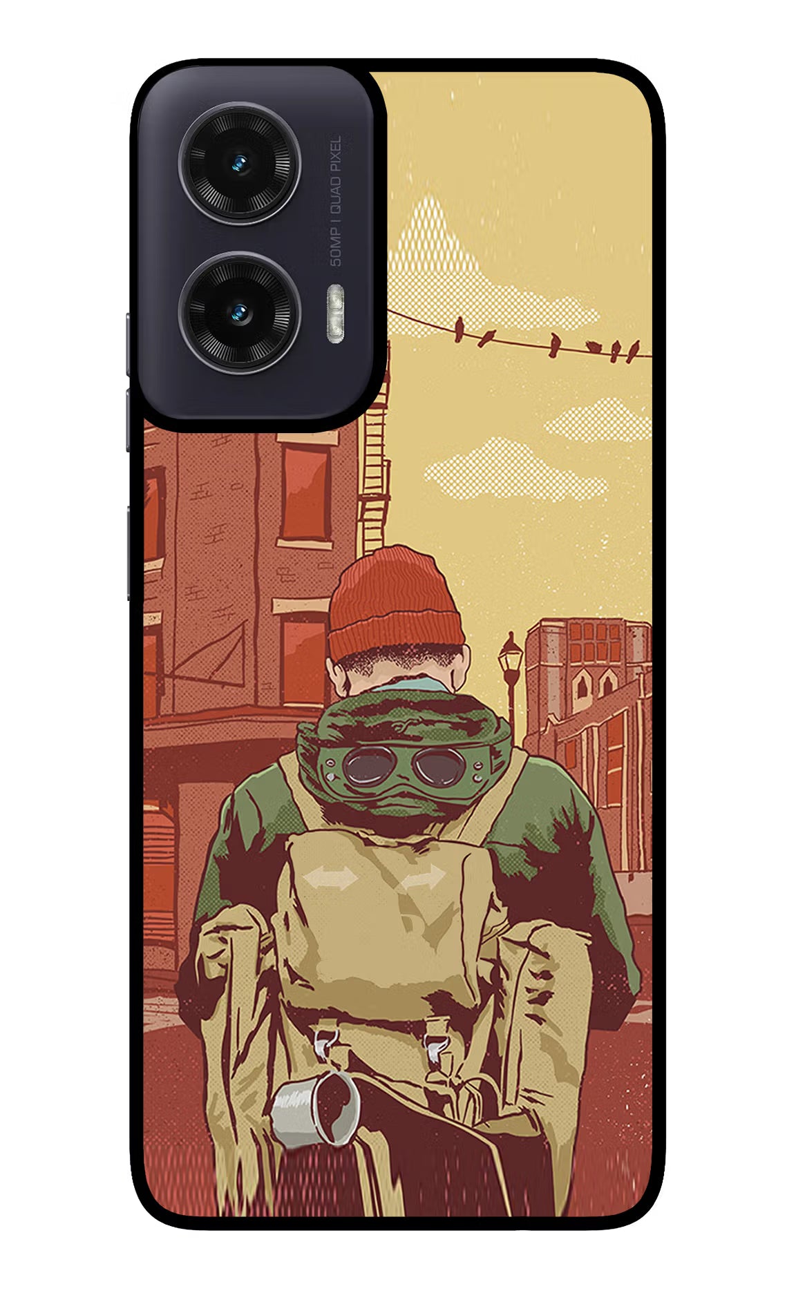 Adventurous Moto G35 5G Glass Case - Adventurous Moto G35 5G Glass Case Adventurous Moto G35 5G Glass Case