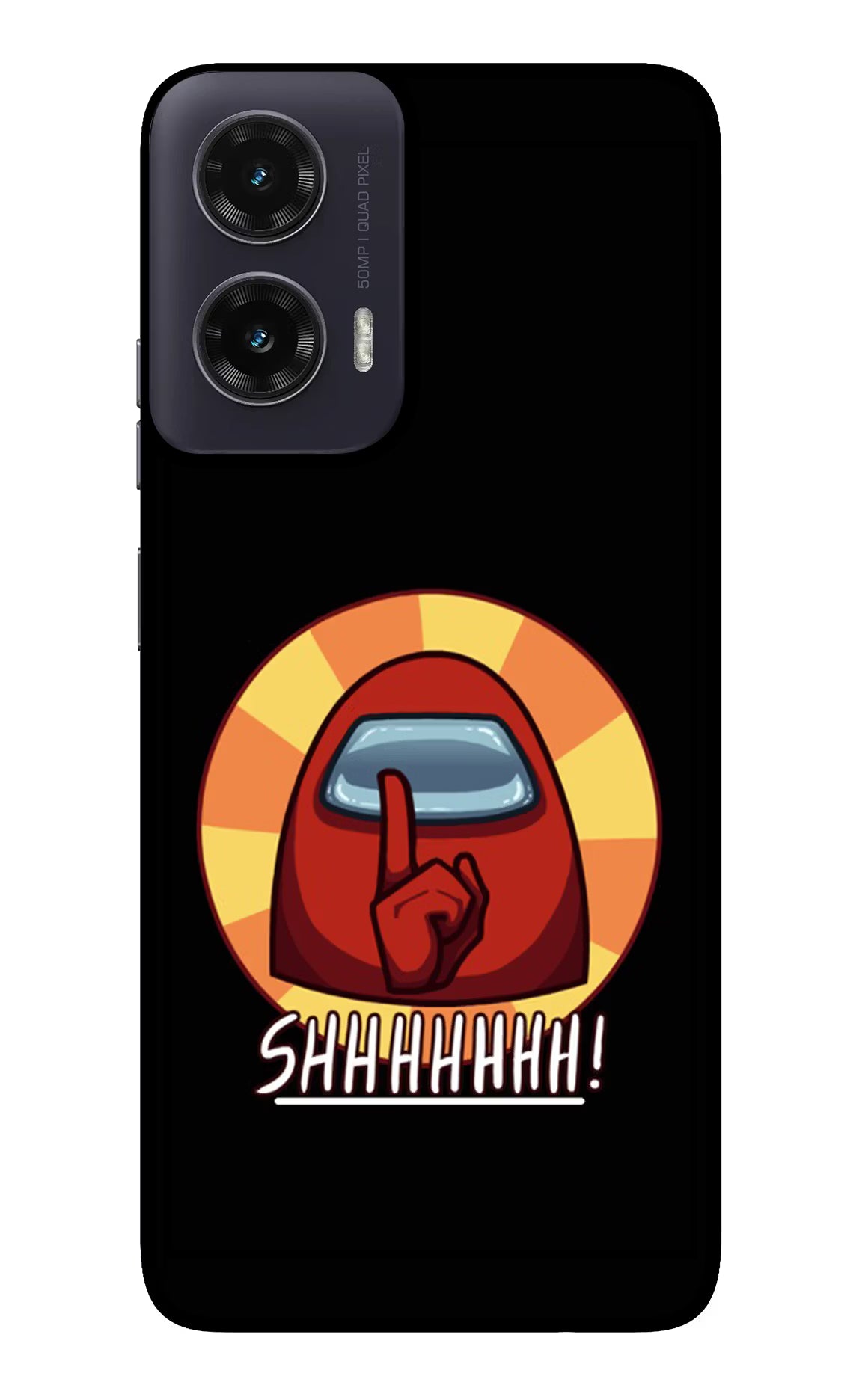 Among Us Shhh! Moto G35 5G Glass Case - Among Us Shhh! Moto G35 5G Glass Case Among Us Shhh! Moto G35 5G Glass Case