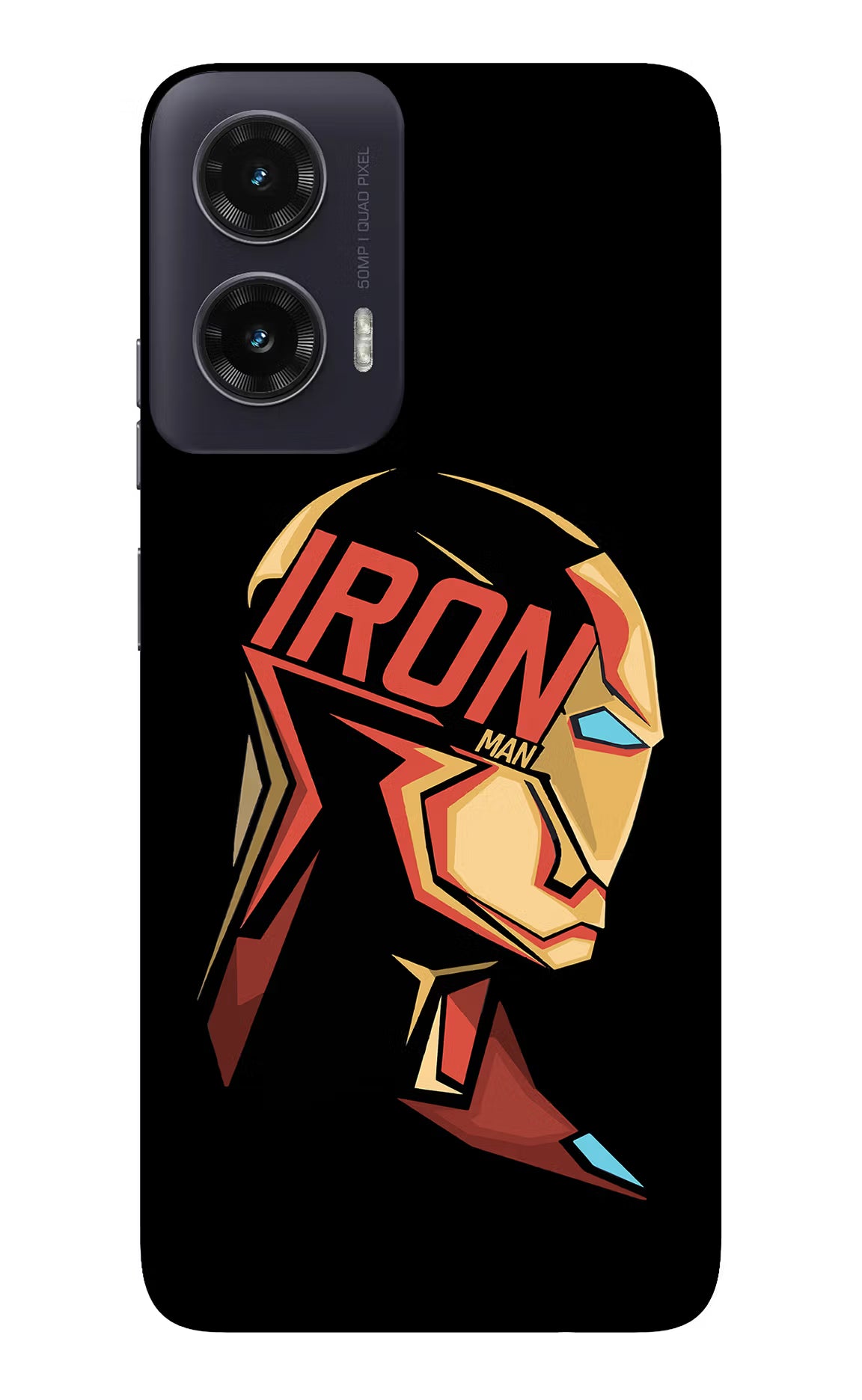 IronMan Moto G35 5G Glass Case - IronMan Moto G35 5G Glass Case IronMan Moto G35 5G Glass Case