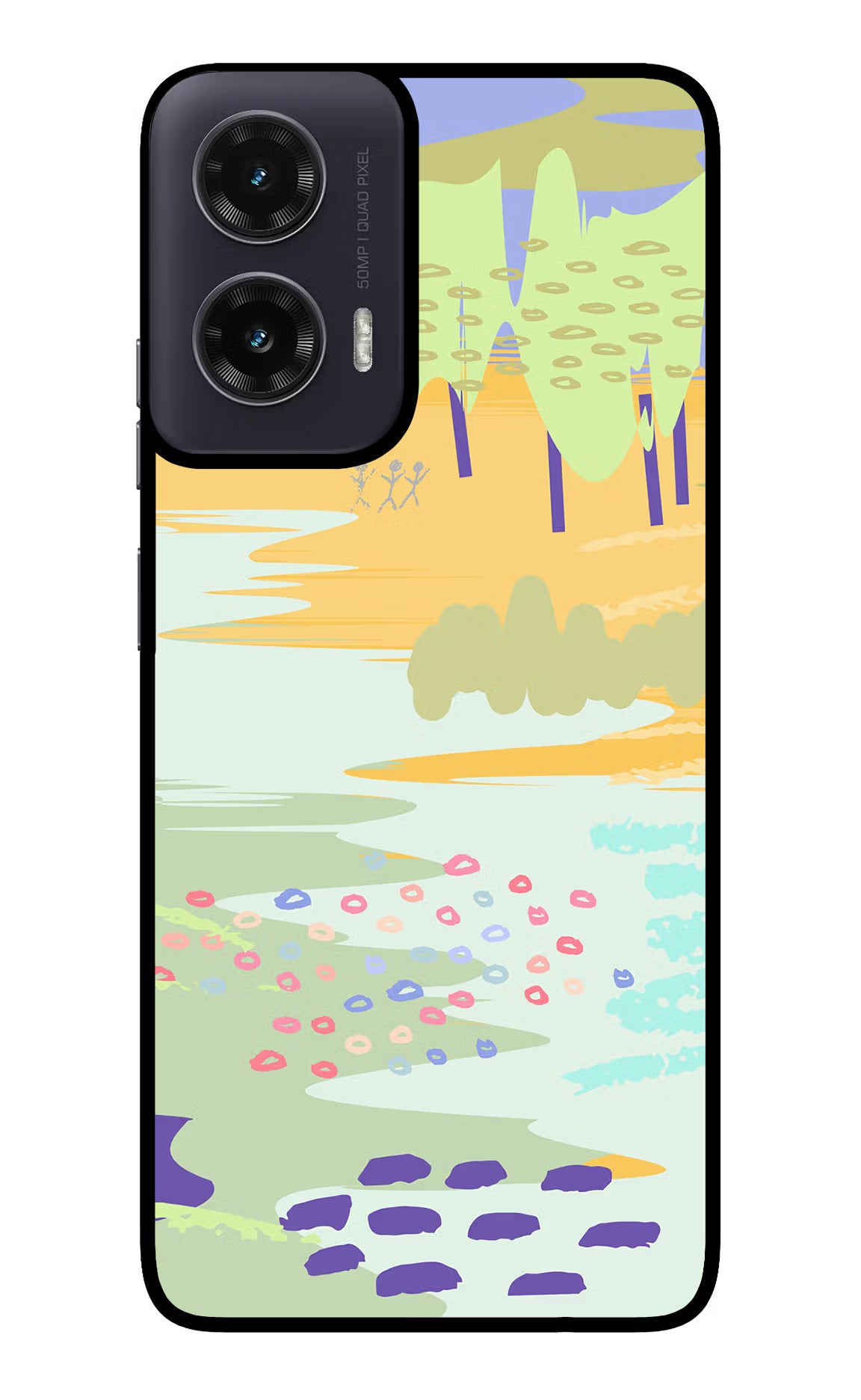 Scenery Moto G35 5G Glass Case - Scenery Moto G35 5G Glass Case Scenery Moto G35 5G Glass Case