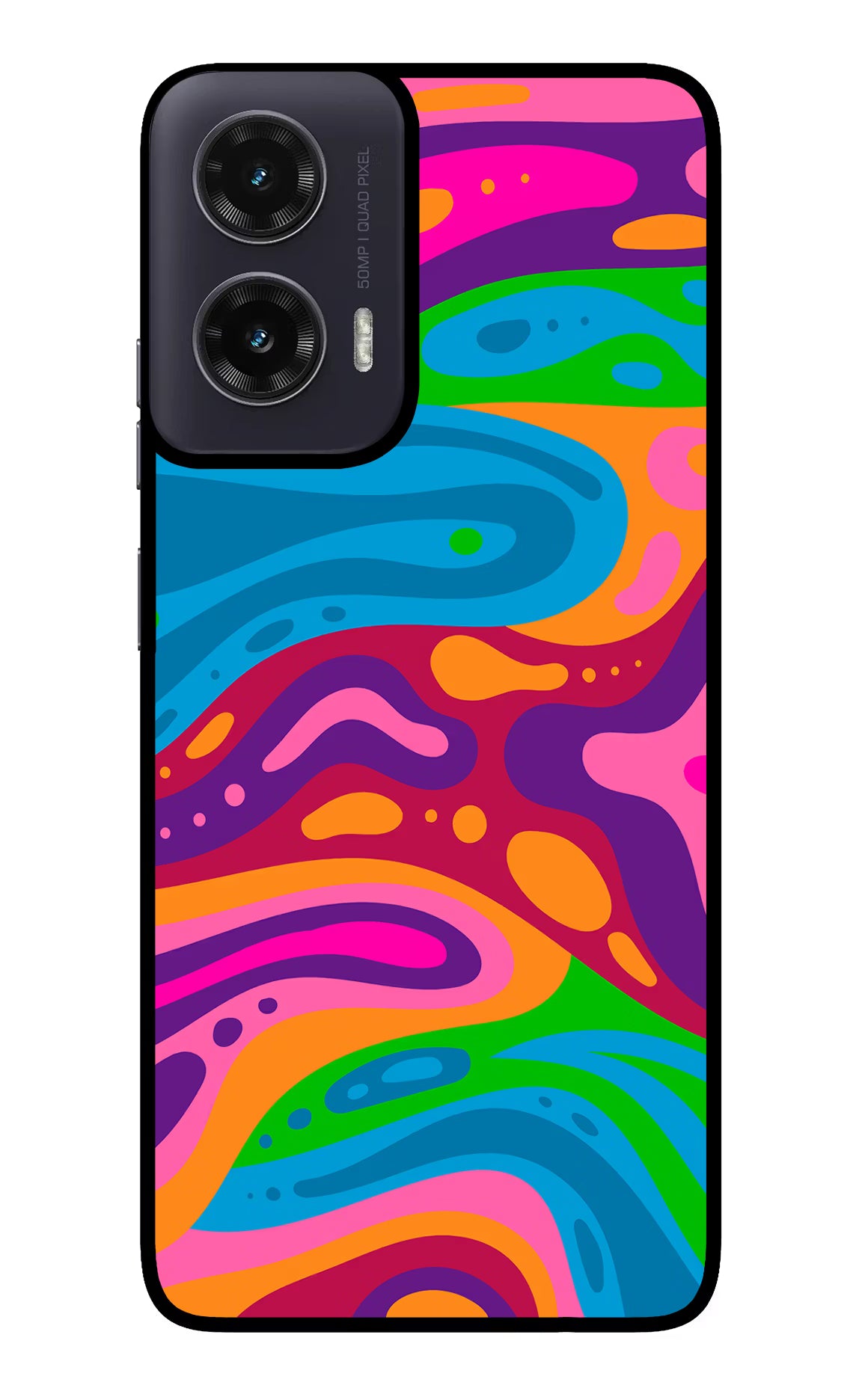 Trippy Pattern Moto G35 5G Glass Case - Trippy Pattern Moto G35 5G Glass Case Trippy Pattern Moto G35 5G Glass Case