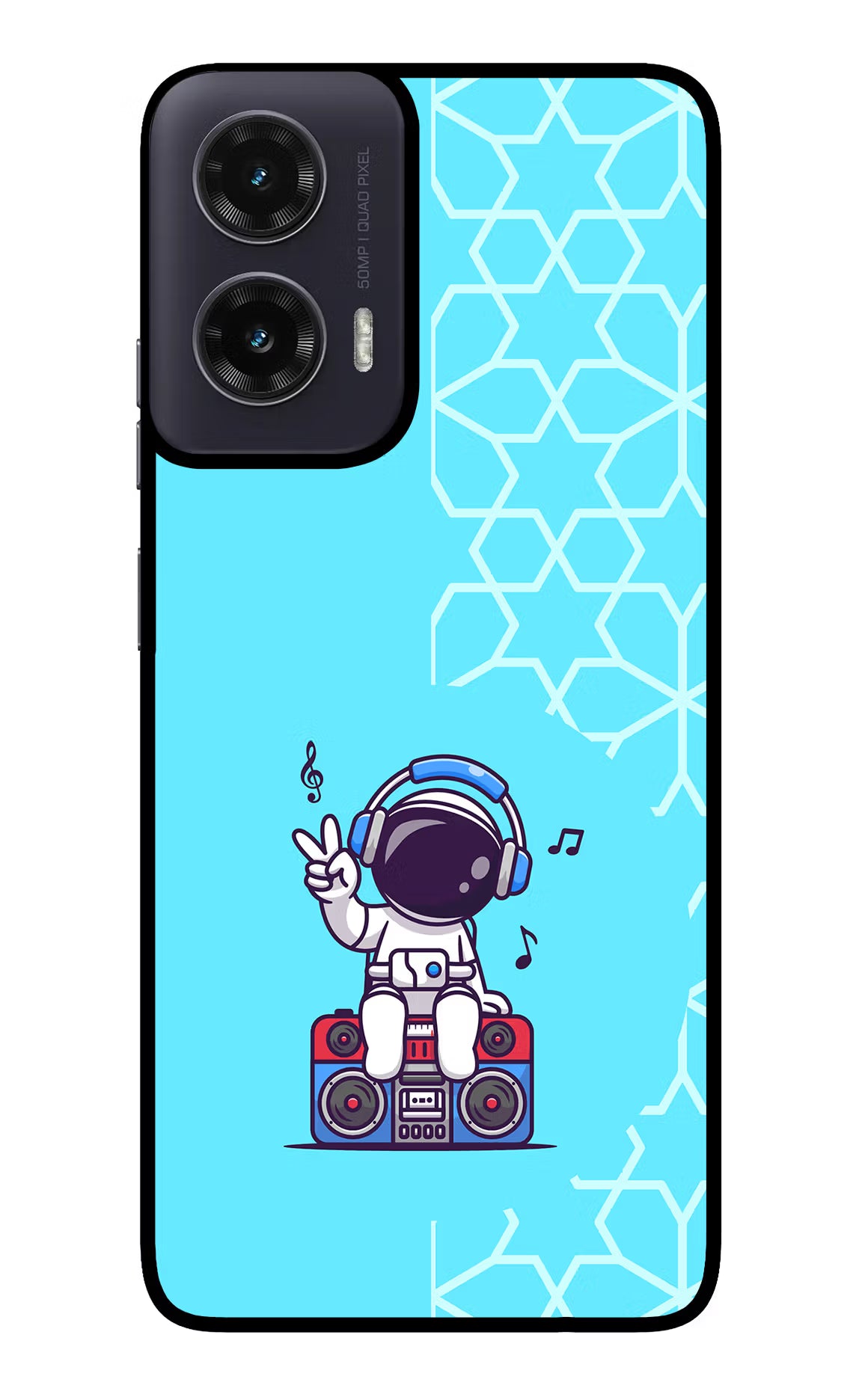 Cute Astronaut Chilling Moto G35 5G Glass Case - Cute Astronaut Chilling Moto G35 5G Glass Case Cute Astronaut Chilling Moto G35 5G Glass Case