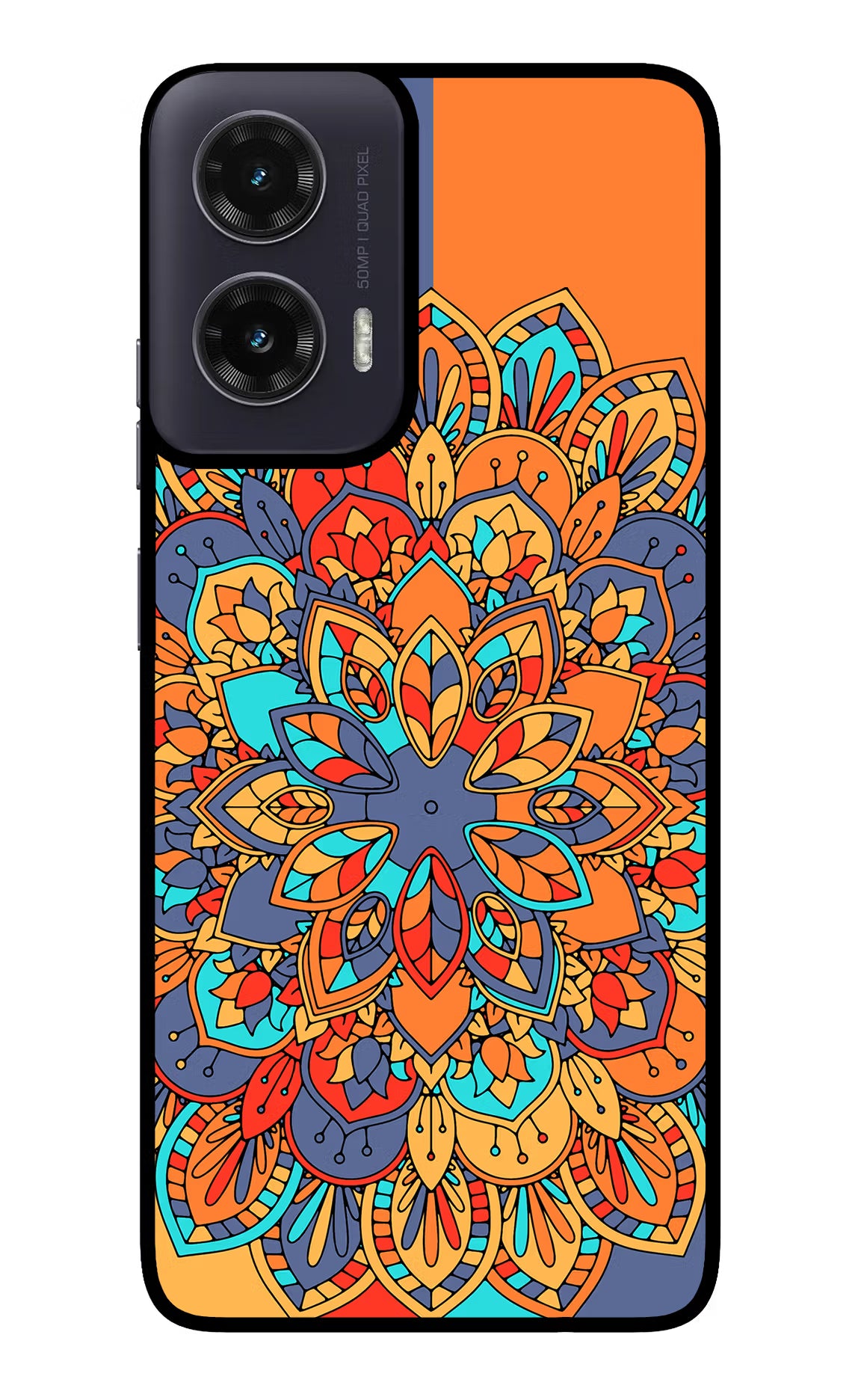 Color Mandala Moto G35 5G Glass Case - Color Mandala Moto G35 5G Glass Case Color Mandala Moto G35 5G Glass Case