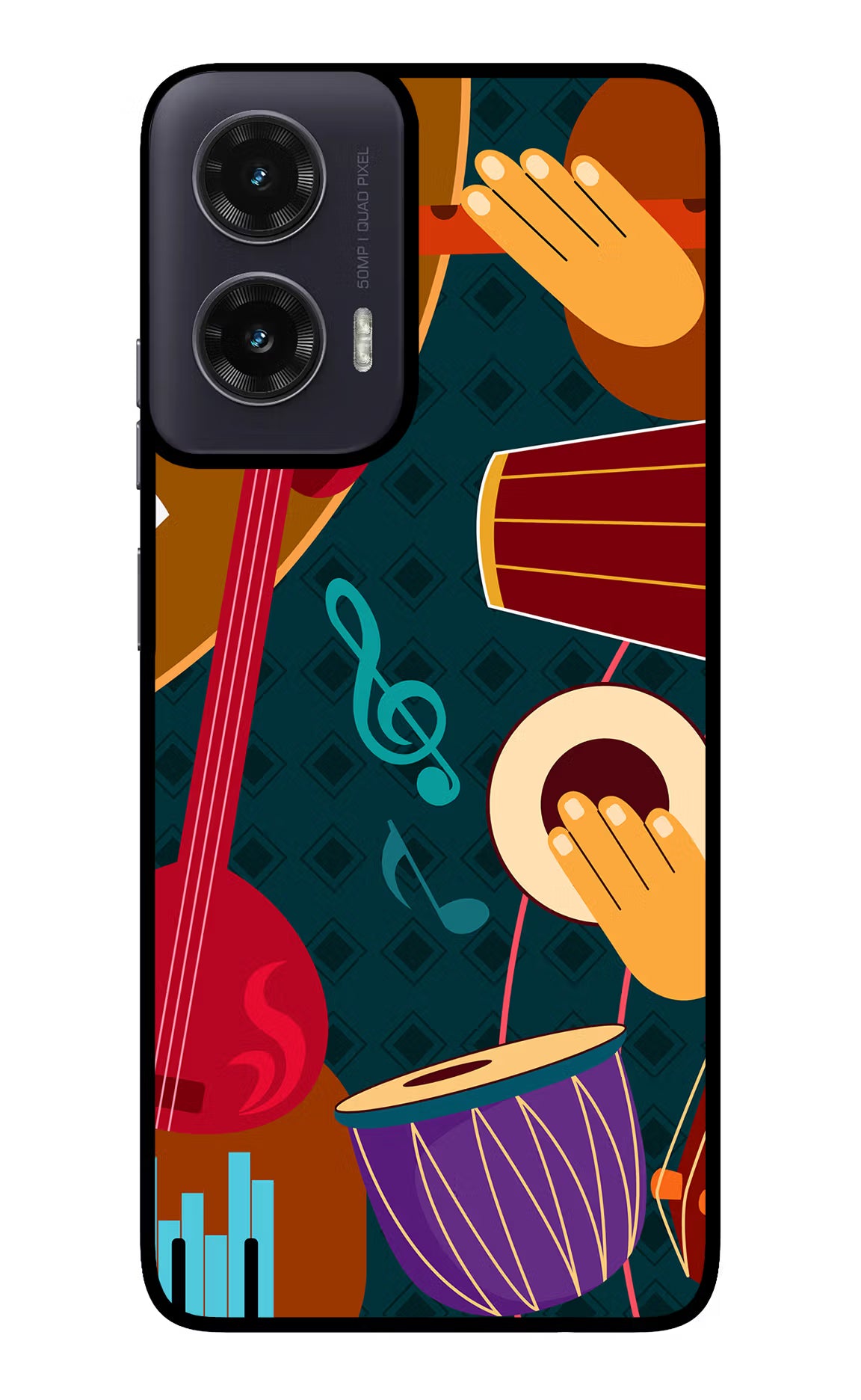 Music Instrument Moto G35 5G Glass Case - Music Instrument Moto G35 5G Glass Case Music Instrument Moto G35 5G Glass Case