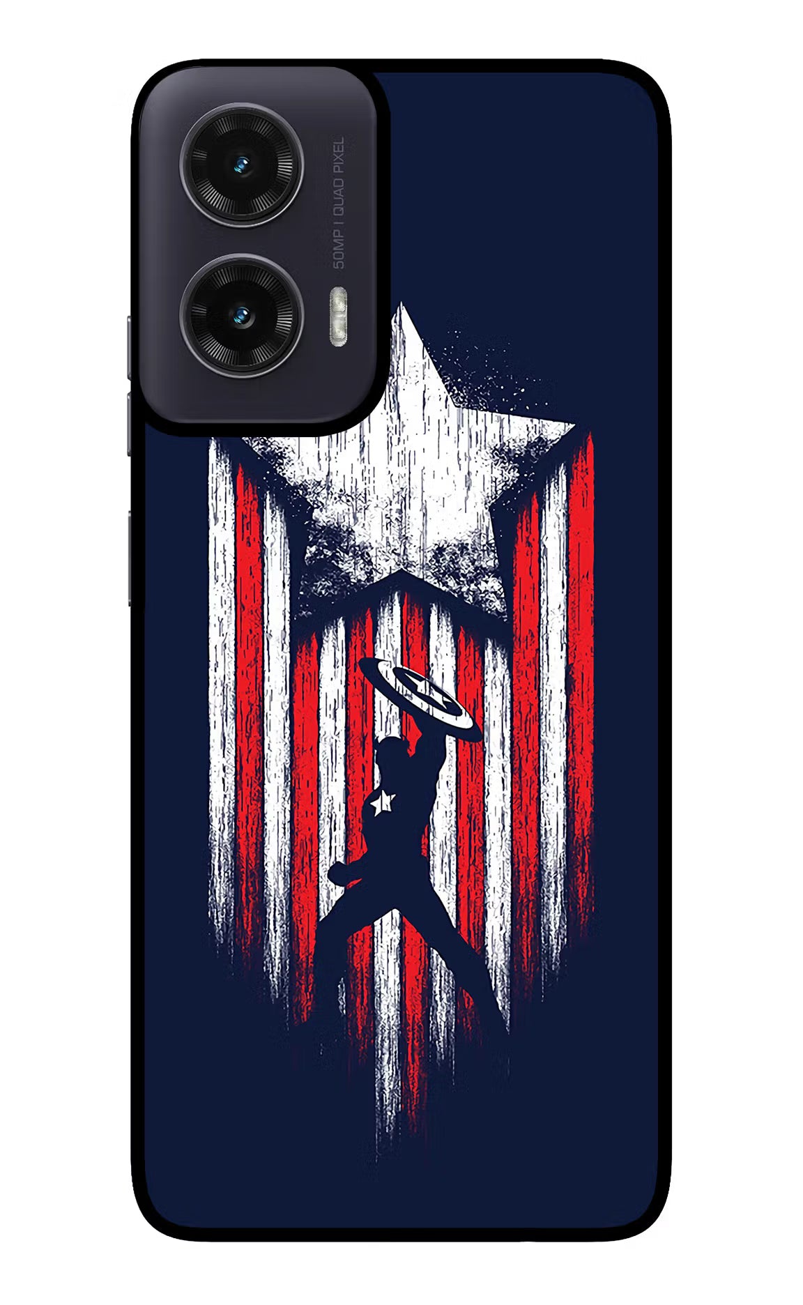 Captain America Marvel Art Moto G35 5G Glass Case - Captain America Marvel Art Moto G35 5G Glass Case Captain America Marvel Art Moto G35 5G Glass Case