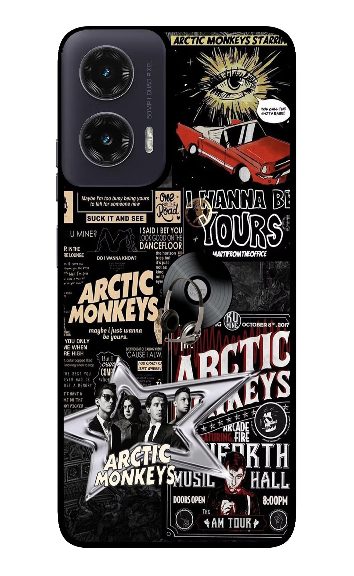 Arctic Monkeys Moto G35 5G Glass Case - Arctic Monkeys Moto G35 5G Glass Case Arctic Monkeys Moto G35 5G Glass Case