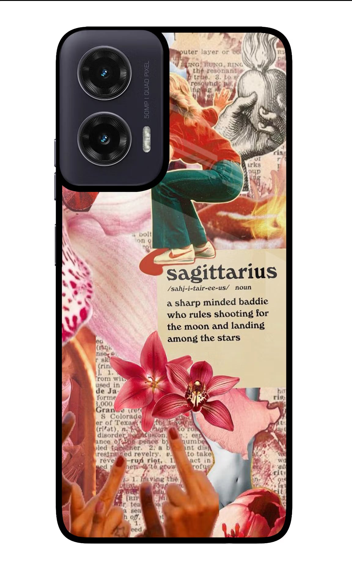 Sagittarius Zodiac Moto G35 5G Glass Case - Sagittarius Zodiac Moto G35 5G Glass Case Sagittarius Zodiac Moto G35 5G Glass Case