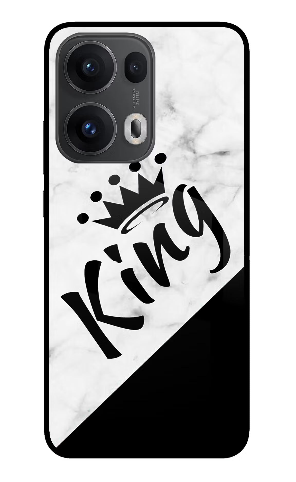King Oppo Reno13 Pro 5G Glass Case - King Oppo Reno13 Pro 5G Glass Case King Oppo Reno13 Pro 5G Glass Case