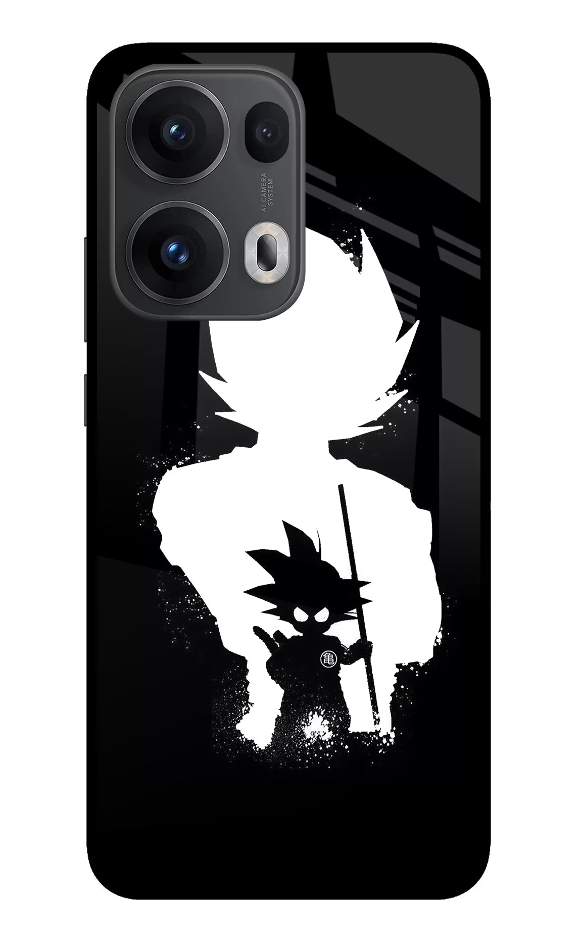 Goku Shadow Oppo Reno13 Pro 5G Glass Case - Goku Shadow Oppo Reno13 Pro 5G Glass Case Goku Shadow Oppo Reno13 Pro 5G Glass Case