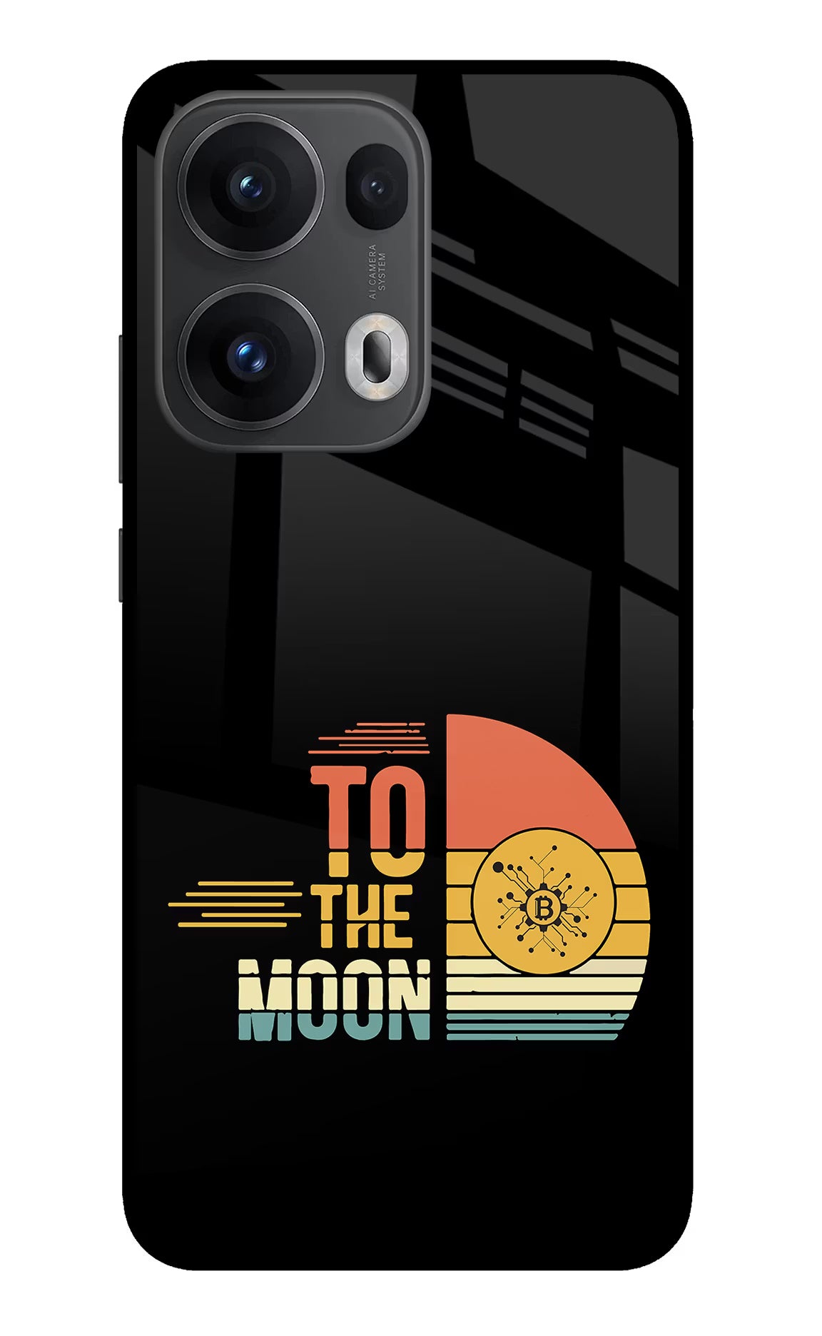 To the Moon Oppo Reno13 Pro 5G Glass Case - To the Moon Oppo Reno13 Pro 5G Glass Case To the Moon Oppo Reno13 Pro 5G Glass Case