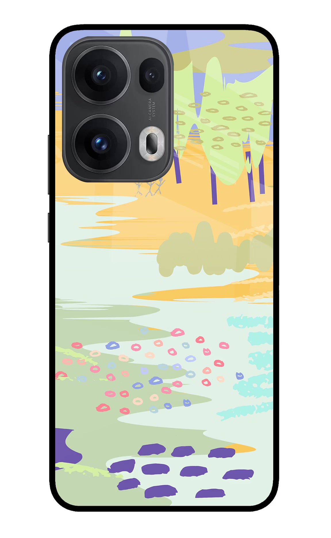 Scenery Oppo Reno13 Pro 5G Glass Case - Scenery Oppo Reno13 Pro 5G Glass Case Scenery Oppo Reno13 Pro 5G Glass Case