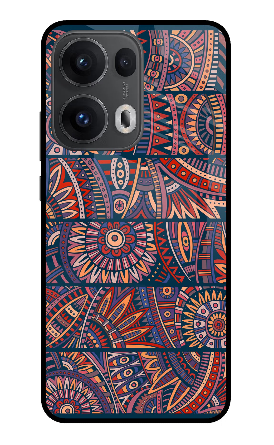 African Culture Design Oppo Reno13 Pro 5G Glass Case - African Culture Design Oppo Reno13 Pro 5G Glass Case African Culture Design Oppo Reno13 Pro 5G Glass Case
