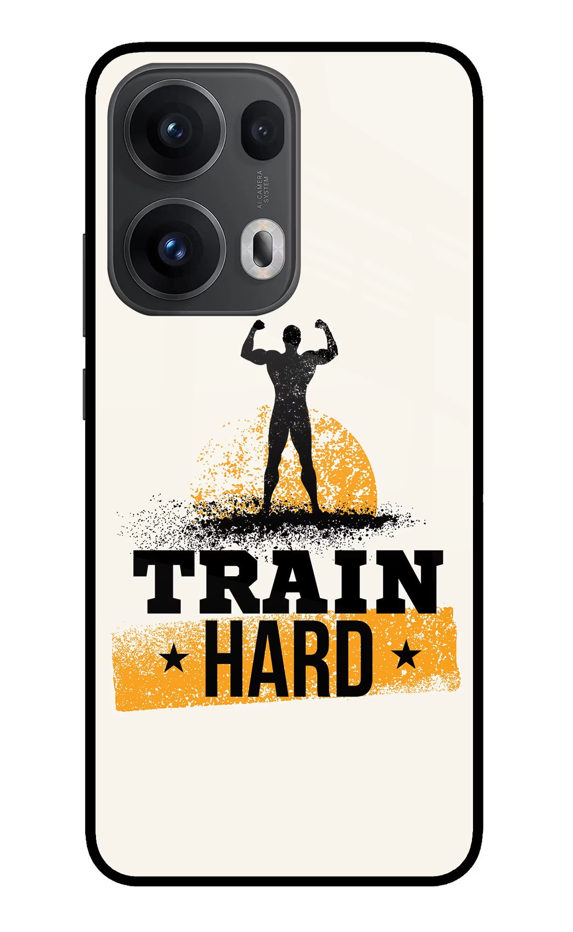 Train Hard Oppo Reno13 Pro 5G Glass Case - Train Hard Oppo Reno13 Pro 5G Glass Case Train Hard Oppo Reno13 Pro 5G Glass Case