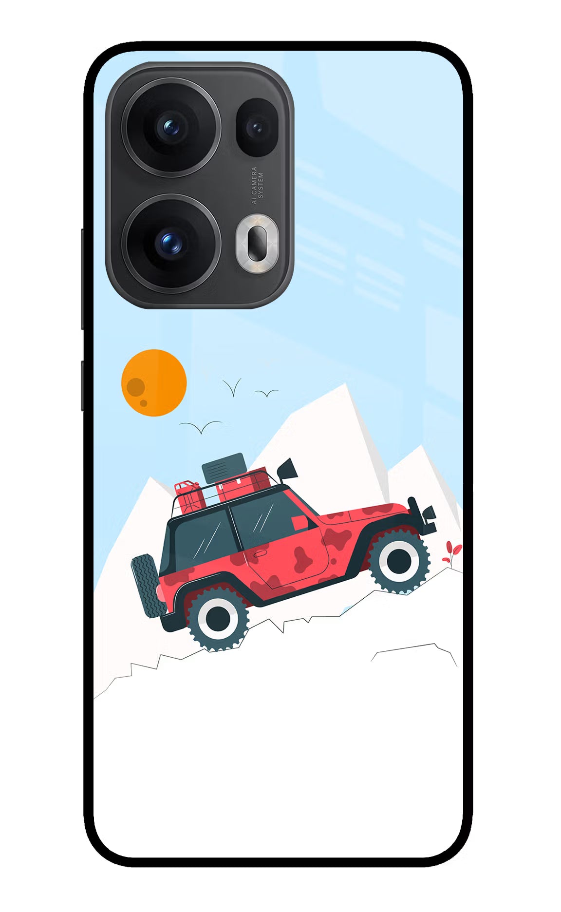 Mountain Trail Beast Oppo Reno13 Pro 5G Glass Case - Mountain Trail Beast Oppo Reno13 Pro 5G Glass Case Mountain Trail Beast Oppo Reno13 Pro 5G Glass Case