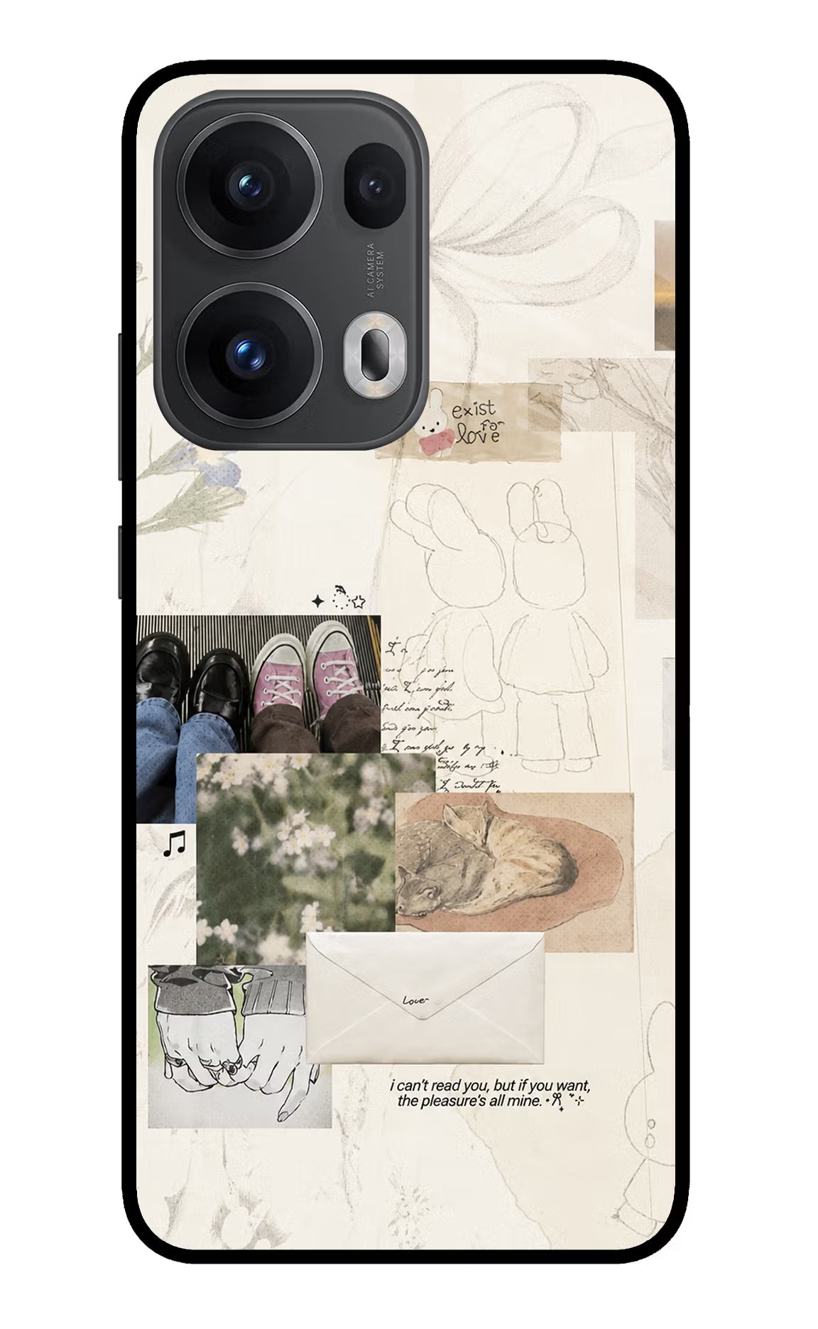 Soft Aesthetic Oppo Reno13 Pro 5G Glass Case - Soft Aesthetic Oppo Reno13 Pro 5G Glass Case Soft Aesthetic Oppo Reno13 Pro 5G Glass Case