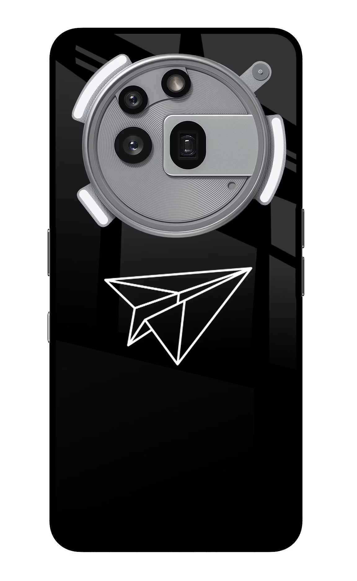Paper Plane White Nothing Phone 3a Pro Glass Case - Paper Plane White Nothing Phone 3a Pro Glass Case Paper Plane White Nothing Phone 3a Pro Glass Case