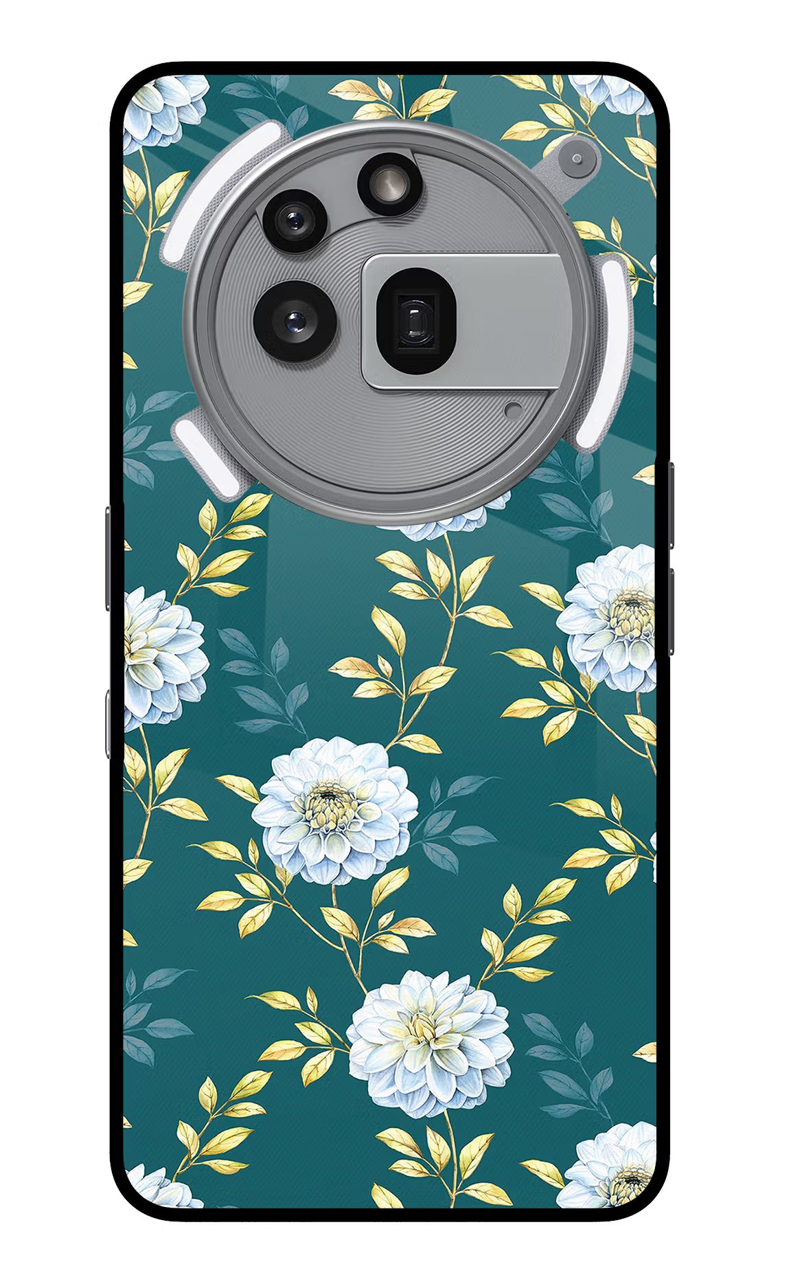 Flowers Nothing Phone 3a Pro Glass Case - Flowers Nothing Phone 3a Pro Glass Case Flowers Nothing Phone 3a Pro Glass Case