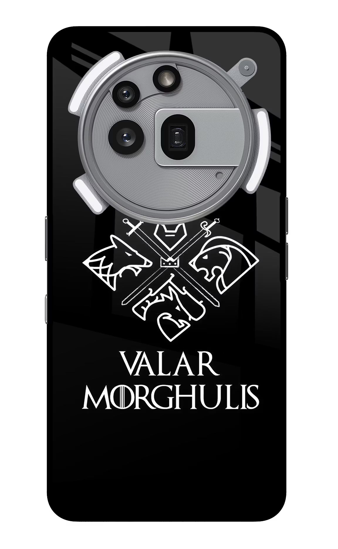 Valar Morghulis | Game Of Thrones Nothing Phone 3a Pro Glass Case - Valar Morghulis | Game Of Thrones Nothing Phone 3a Pro Glass Case Valar Morghulis | Game Of Thrones Nothing Phone 3a Pro Glass Case