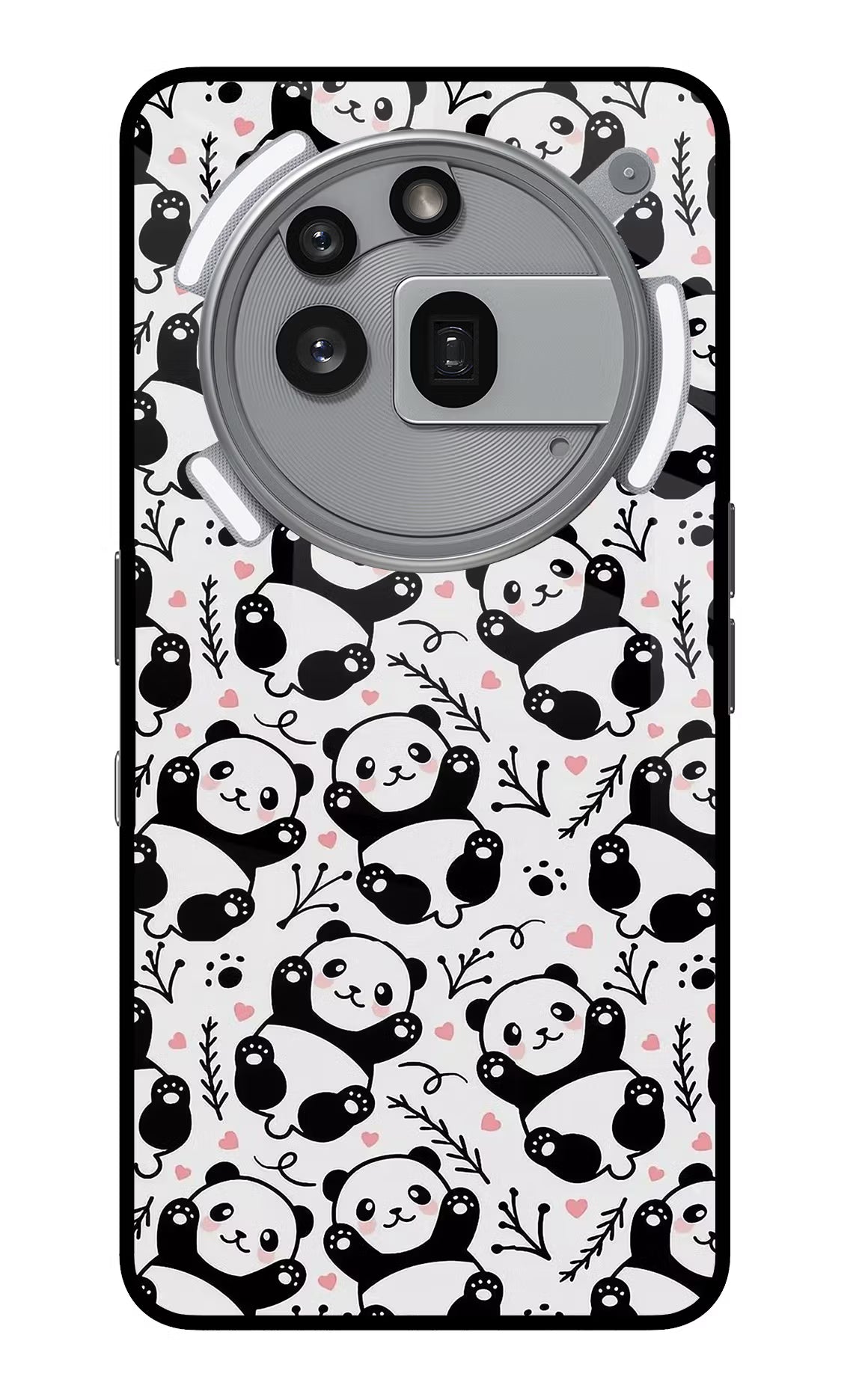Cute Panda Nothing Phone 3a Pro Glass Case - Cute Panda Nothing Phone 3a Pro Glass Case Cute Panda Nothing Phone 3a Pro Glass Case