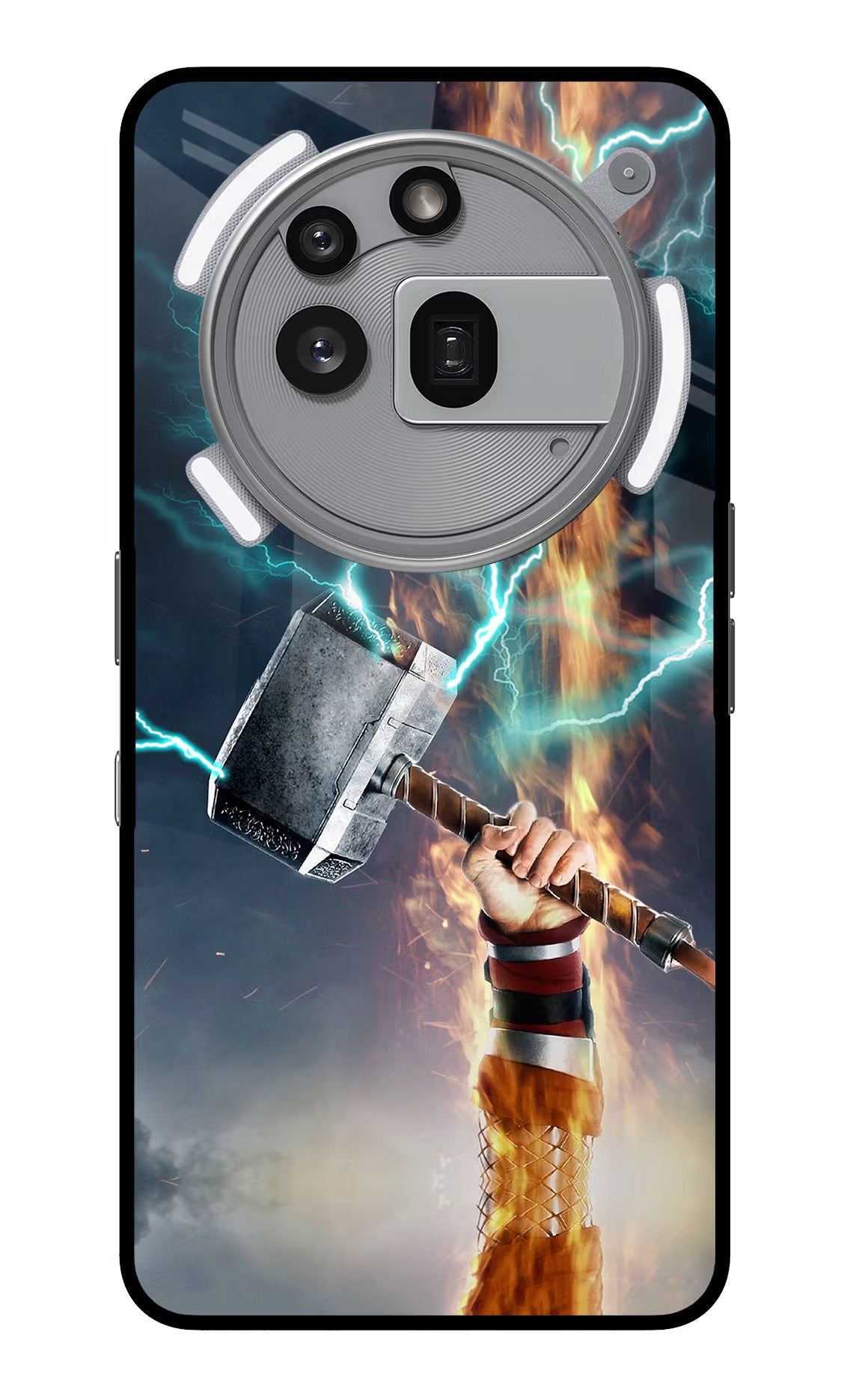 Thor Hammer Mjolnir Nothing Phone 3a Pro Glass Case - Thor Hammer Mjolnir Nothing Phone 3a Pro Glass Case Thor Hammer Mjolnir Nothing Phone 3a Pro Glass Case